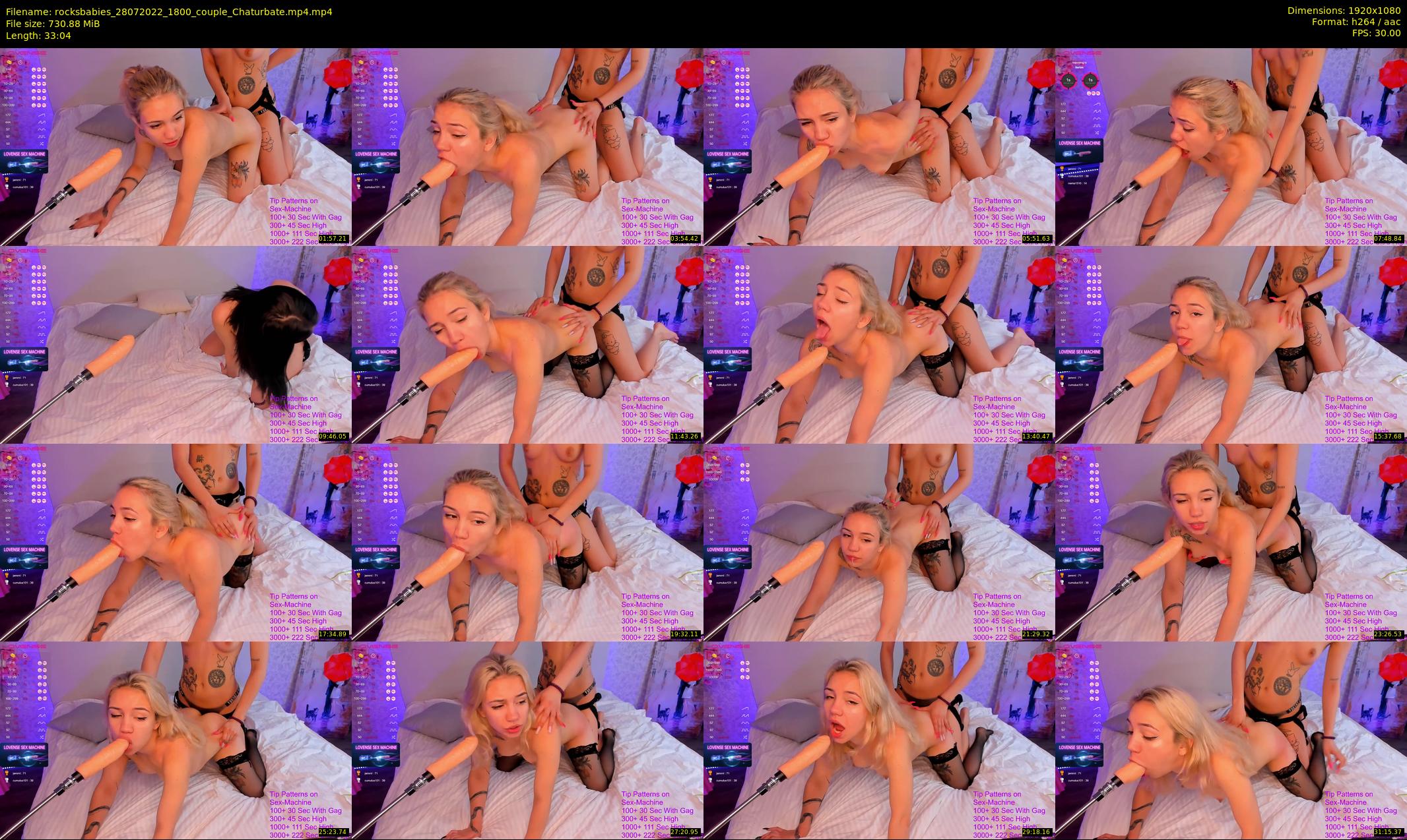 rocksbabies — 34 minute Chaturbate female cam show recording, 1080p, Jul 28, 2022