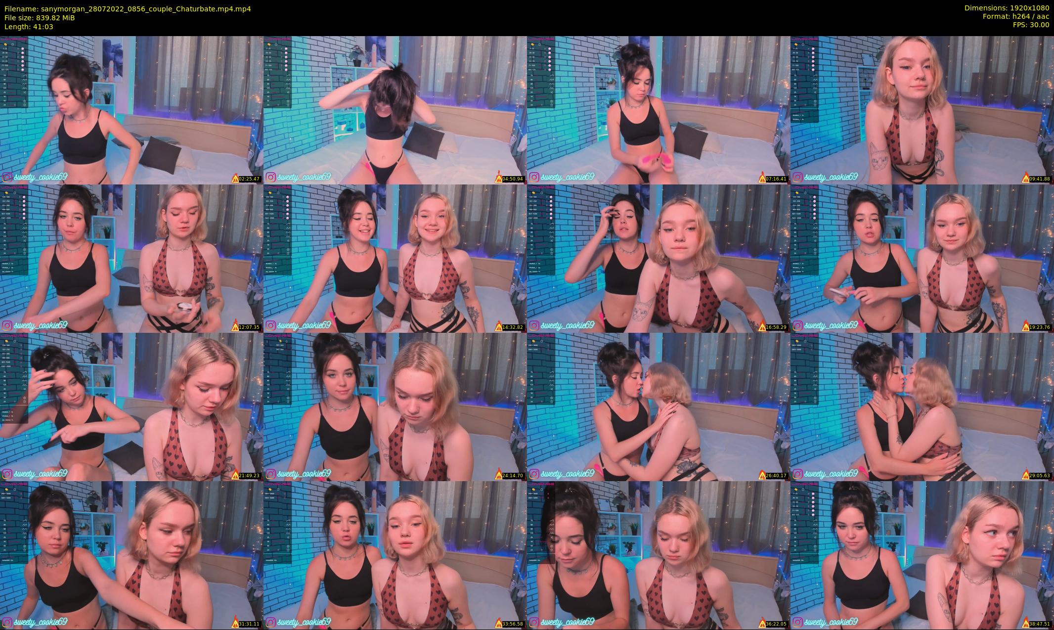 sanymorgan — 42 minute Chaturbate couple cam show recording, 1080p, Jul 28, 2022
