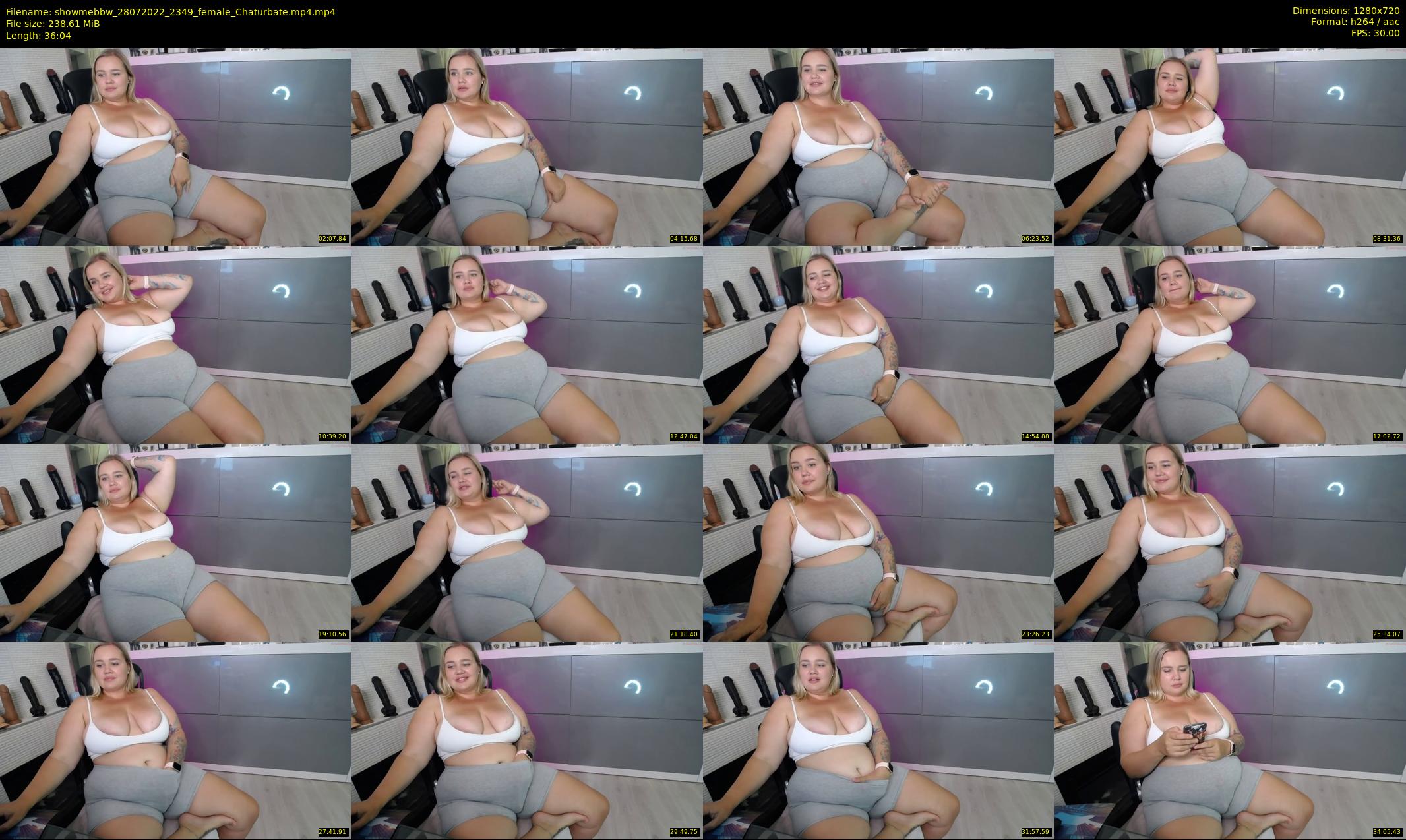 showmebbw — 37 minute Chaturbate female cam show recording, 720p, Jul 28, 2022