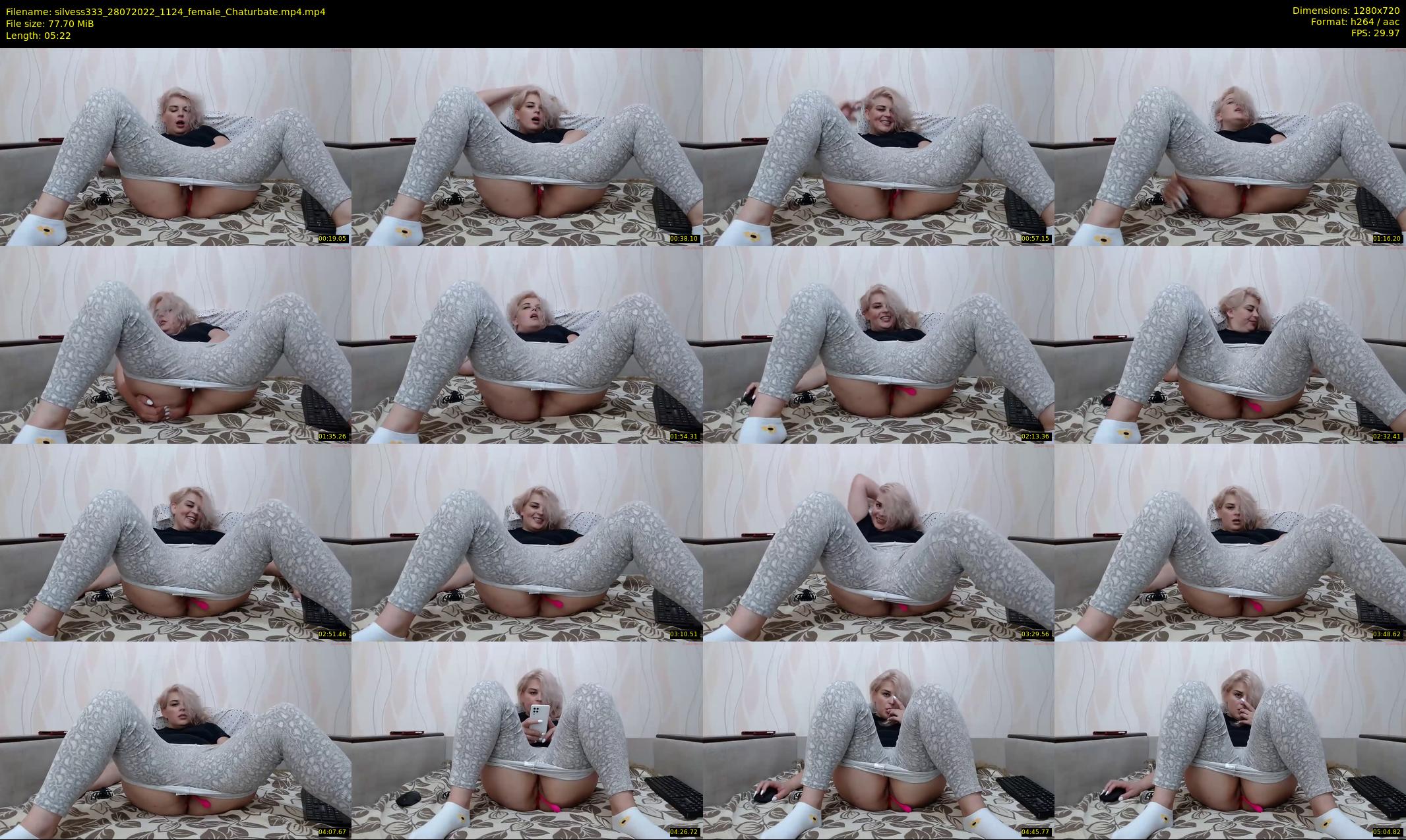 silvess333 — 6 minute Chaturbate female cam show recording, 720p, Jul 28, 2022