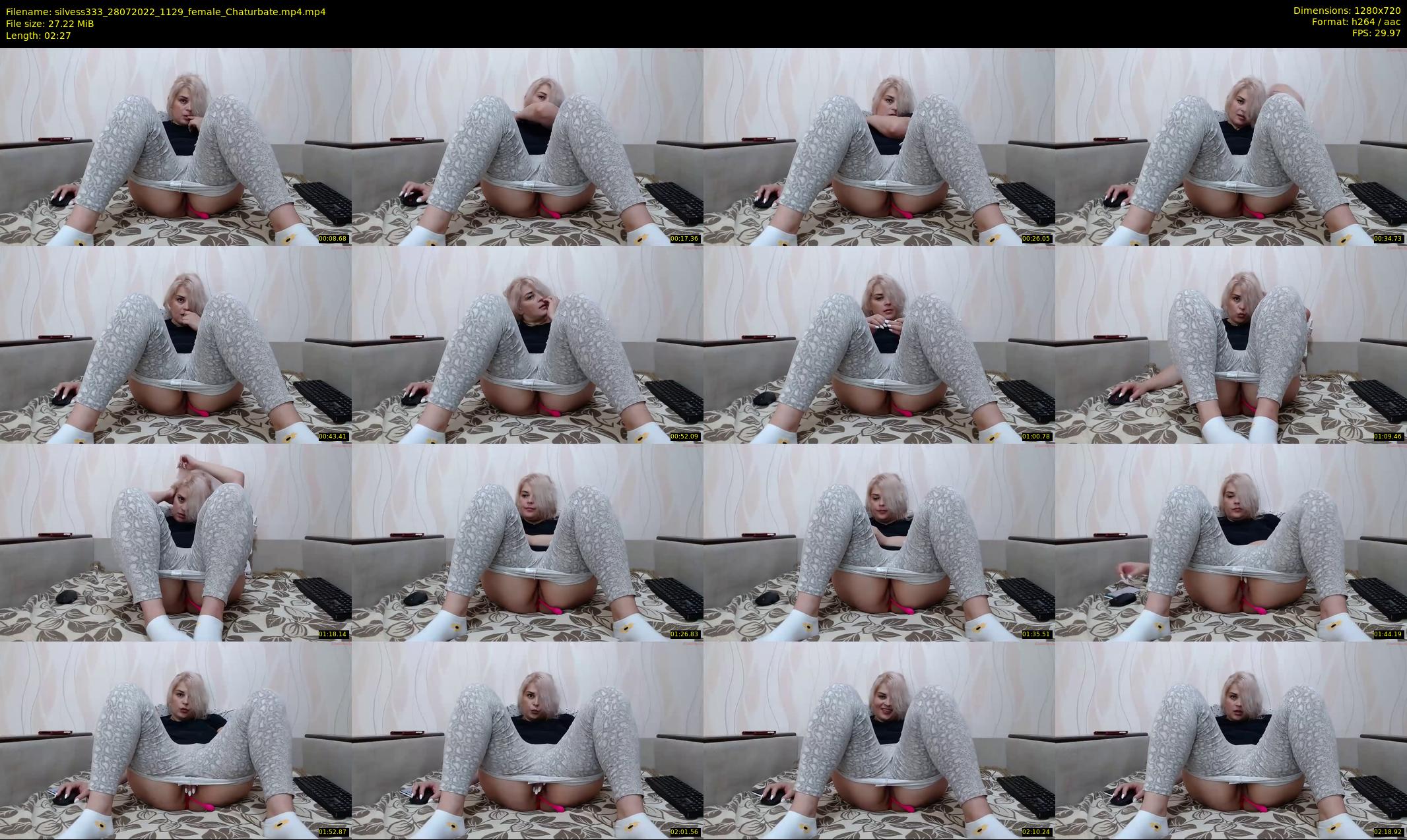 silvess333 — 3 minute Chaturbate female cam show recording, 720p, Jul 28, 2022