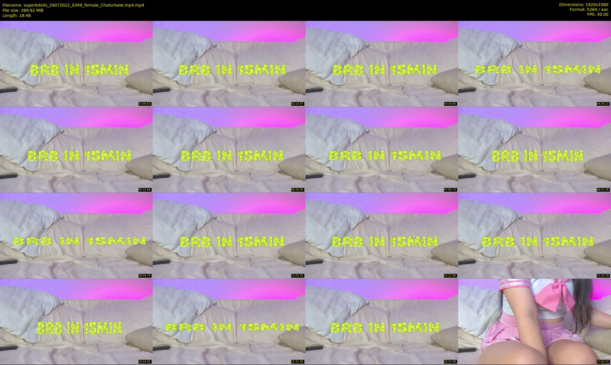 superbdolls — 19 minute Chaturbate couple cam show recording, 1080p, Jul 29, 2022