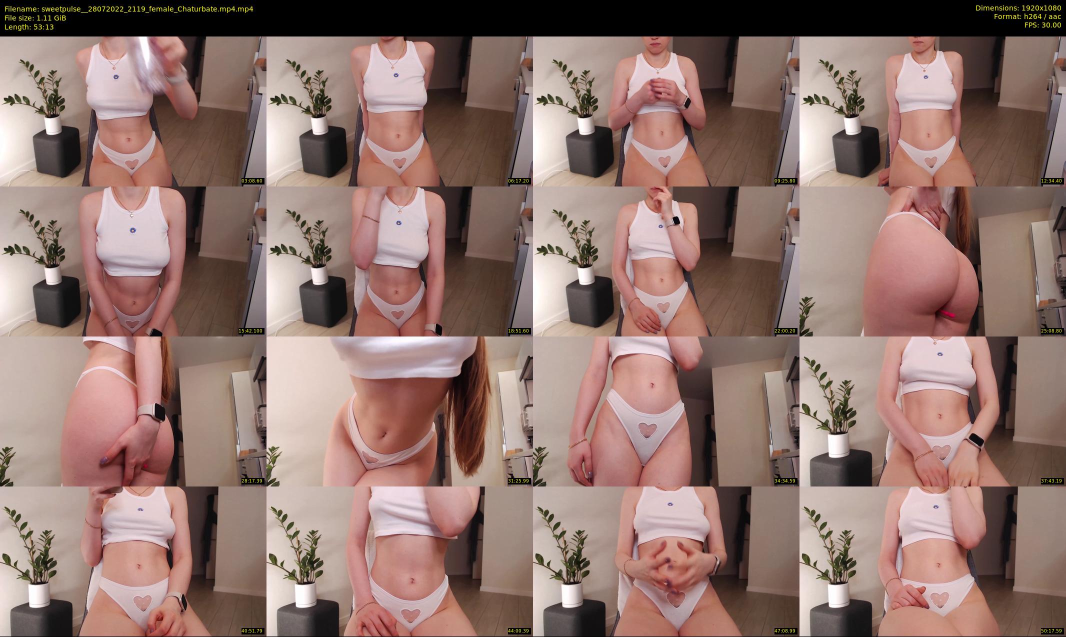sweetpulse_ — 54 minute Chaturbate female cam show recording, 1080p, Jul 28, 2022