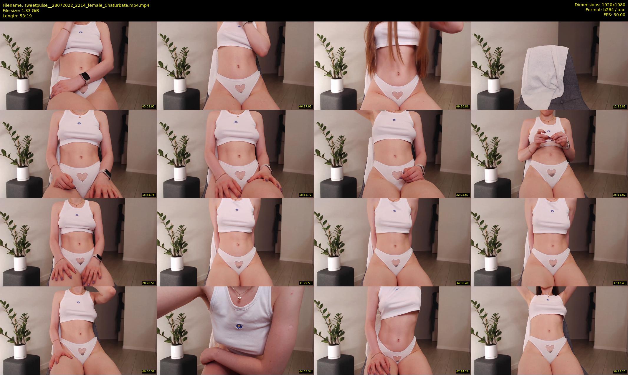 sweetpulse_ — 54 minute Chaturbate female cam show recording, 1080p, Jul 28, 2022