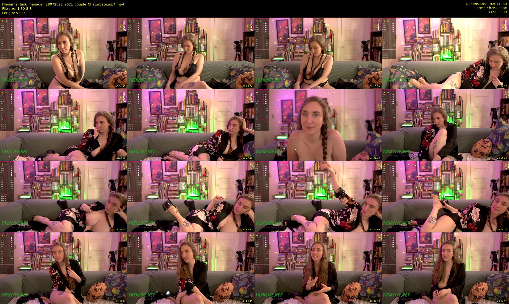 task_manager — 53 minute Chaturbate couple cam show recording, 1080p, Jul 28, 2022