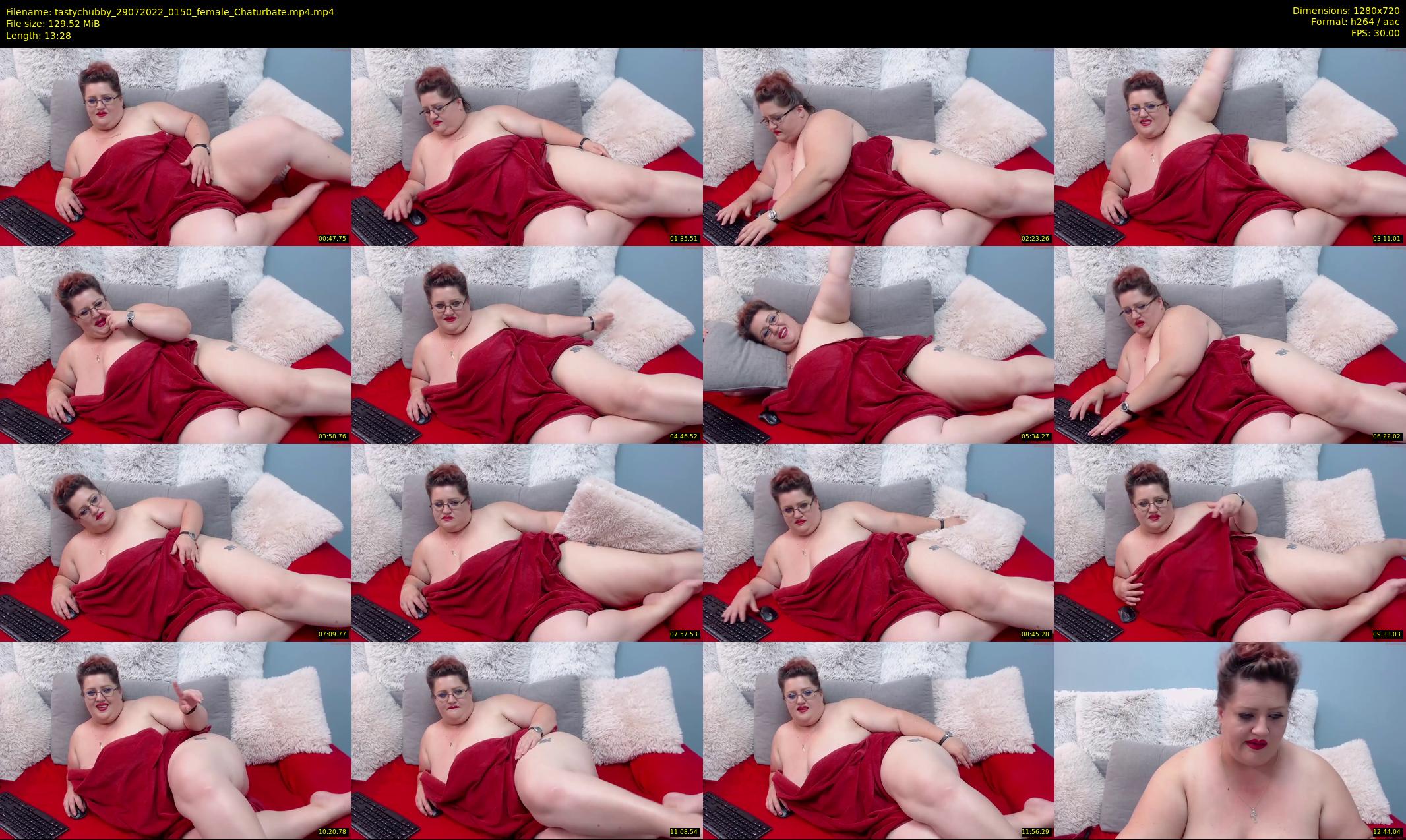 tastychubby — 14 minute Chaturbate female cam show recording, 720p, Jul 29, 2022