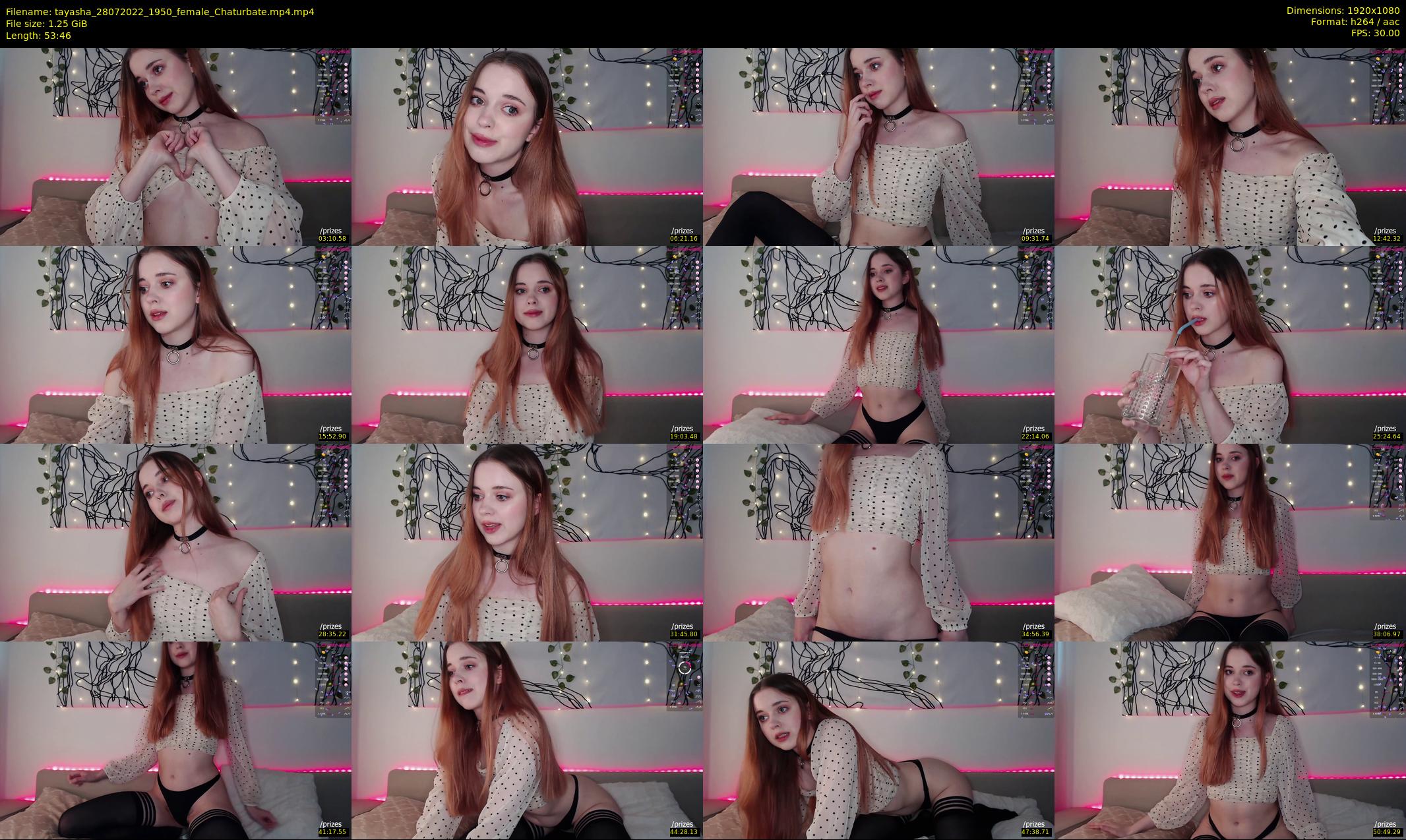 tayasha — 54 minute Chaturbate female cam show recording, 1080p, Jul 28, 2022