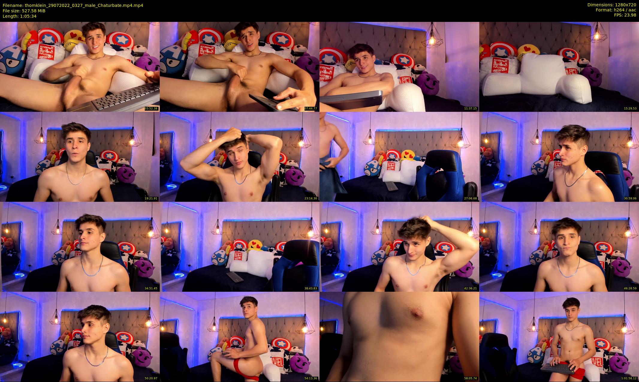 thomklein — 66 minute Chaturbate male cam show recording, 720p, Jul 29, 2022