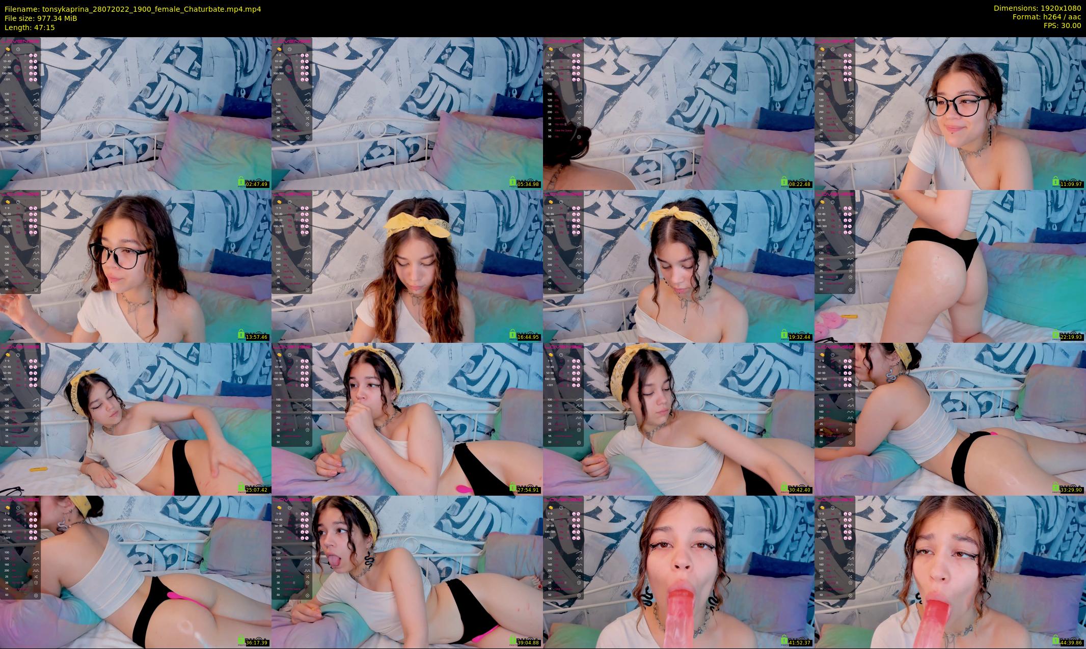 tonsykaprina — 48 minute Chaturbate couple cam show recording, 1080p, Jul 28, 2022
