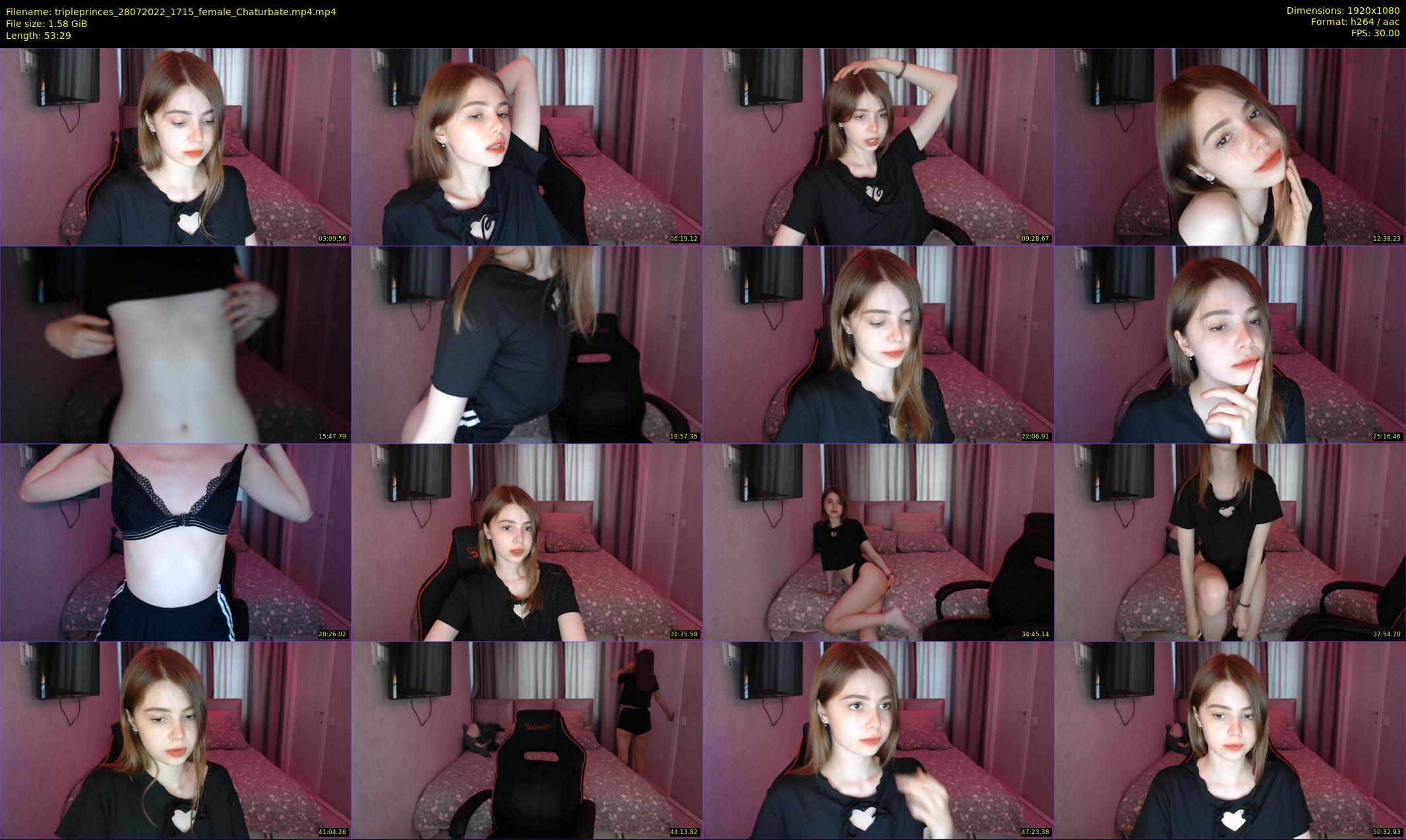 tripleprinces — 54 minute Chaturbate female cam show recording, 1080p, Jul 28, 2022