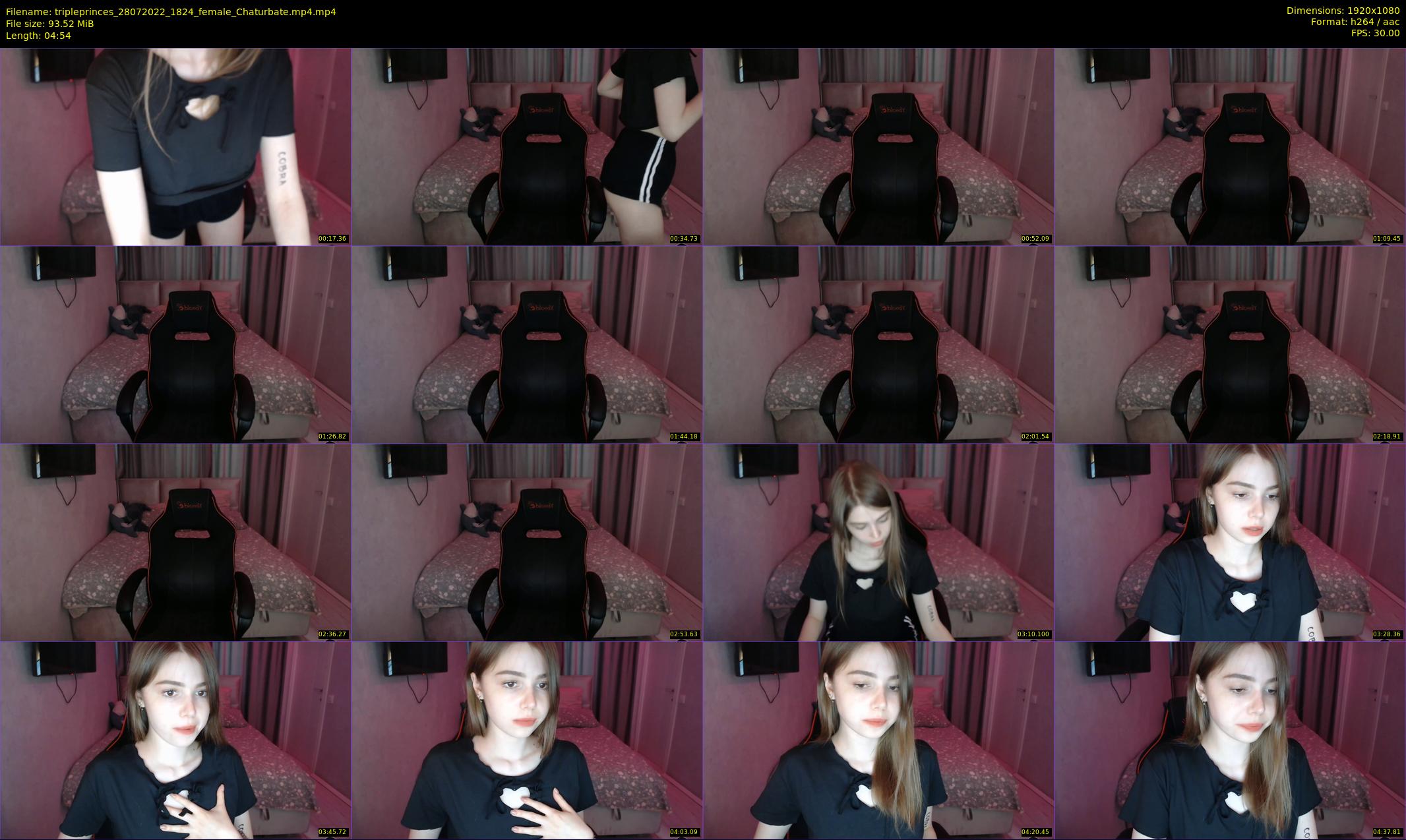 tripleprinces — 5 minute Chaturbate female cam show recording, 1080p, Jul 28, 2022