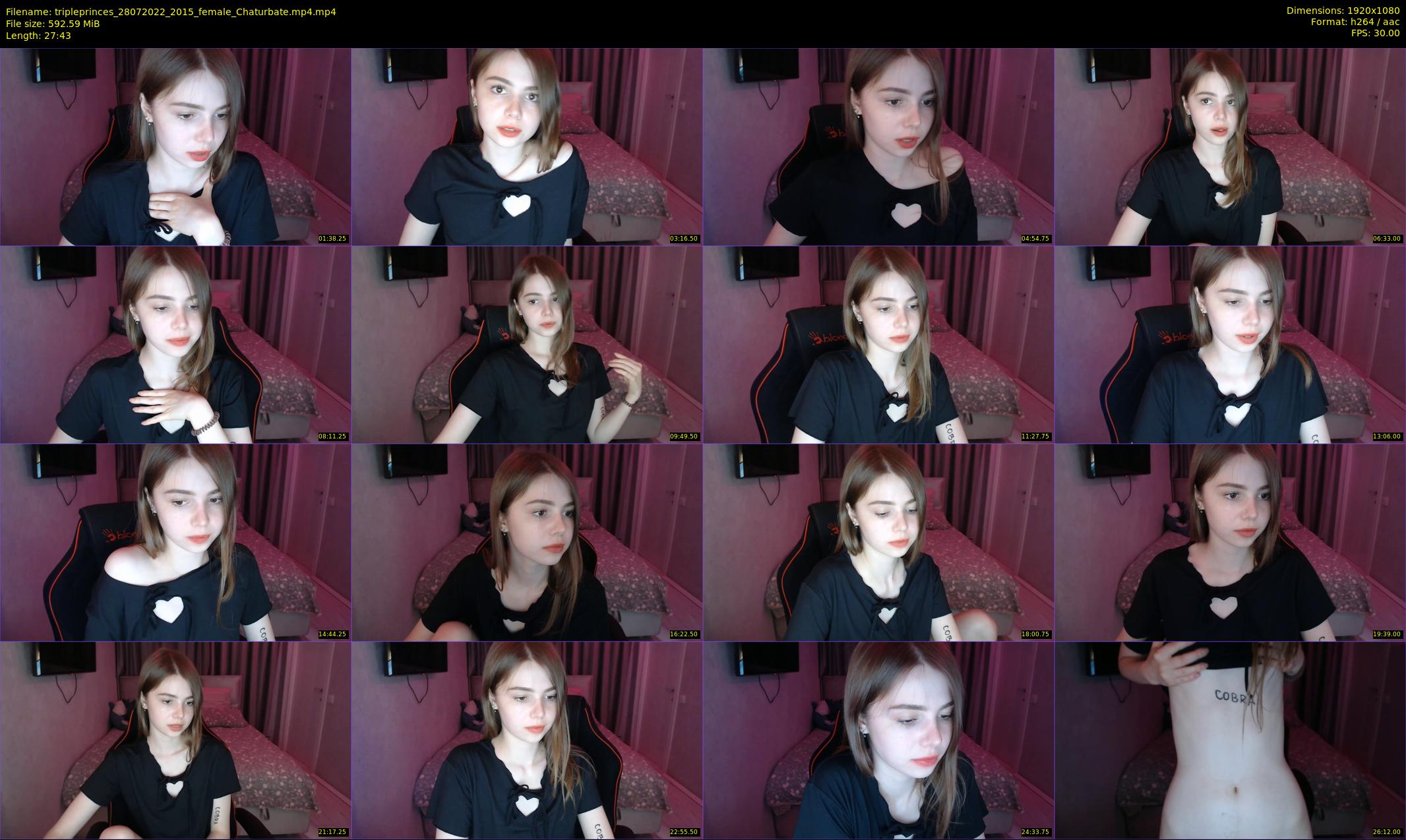 tripleprinces — 28 minute Chaturbate female cam show recording, 1080p, Jul 28, 2022