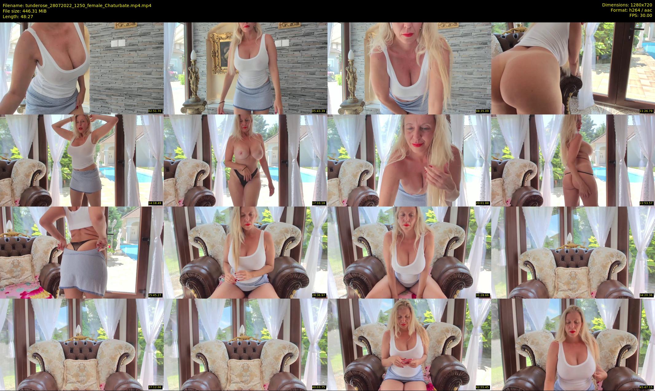 tunderose — 49 minute Chaturbate female cam show recording, 720p, Jul 28, 2022