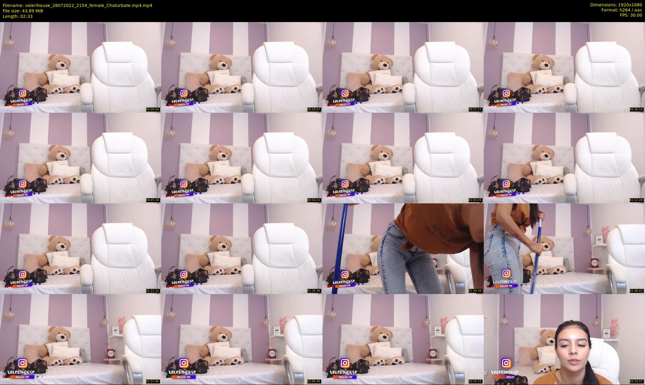 valerihouse — 3 minute Chaturbate female cam show recording, 1080p, Jul 28, 2022