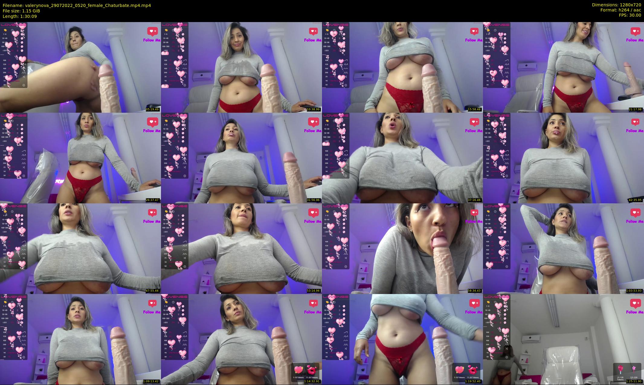 valerynova — 91 minute Chaturbate female cam show recording, 720p, Jul 29, 2022