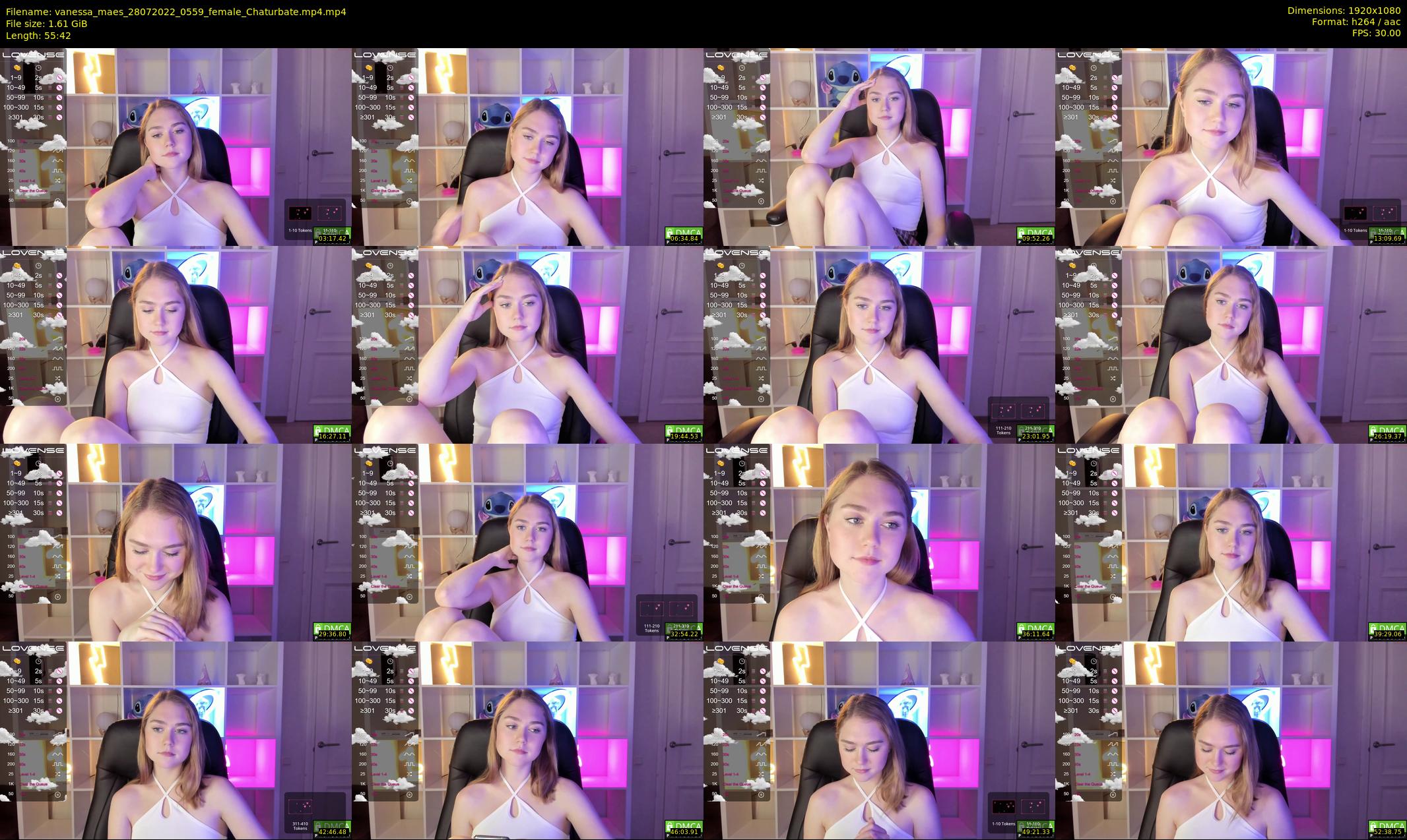 vanessa_maes — 56 minute Chaturbate female cam show recording, 1080p, Jul 28, 2022