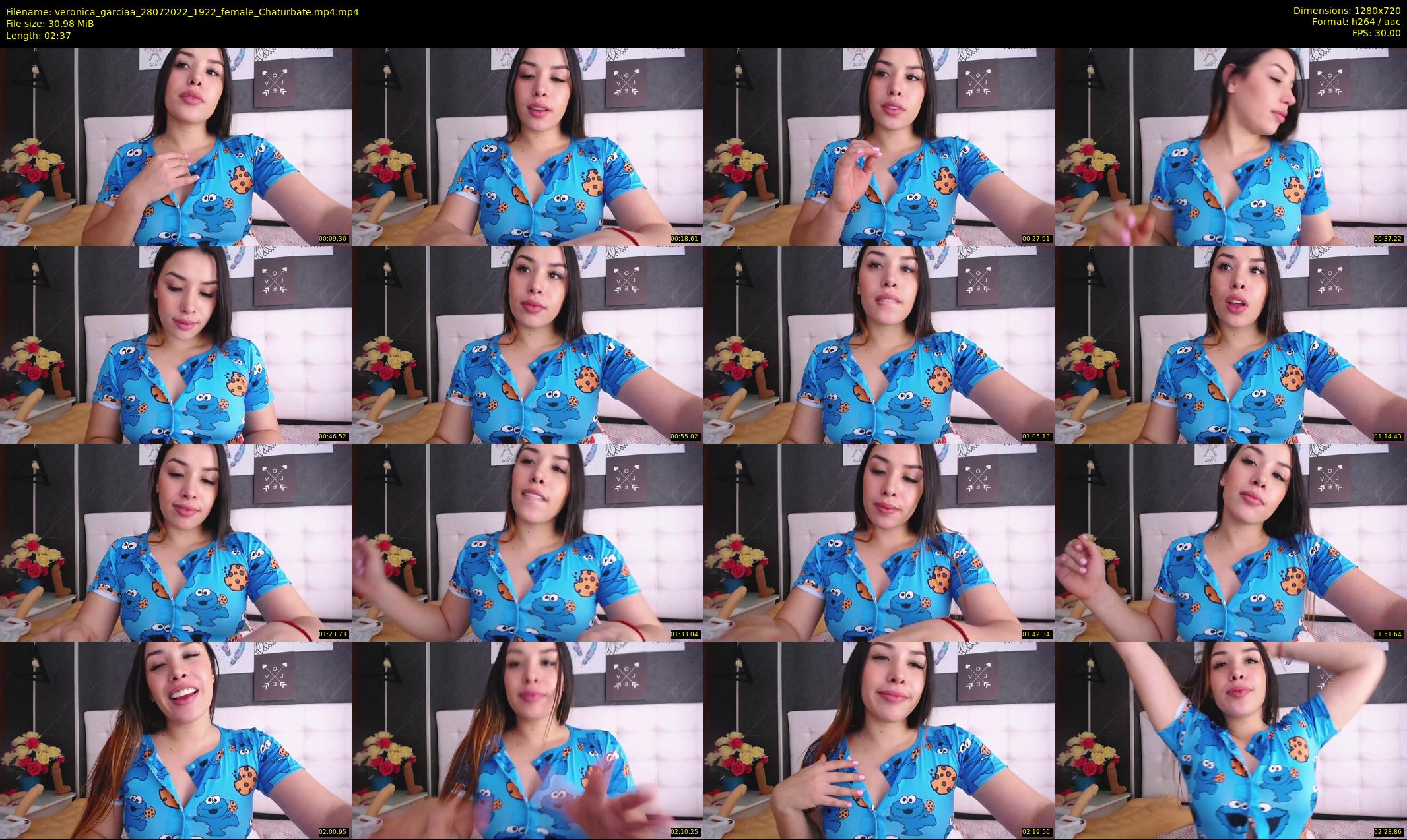 veronica_garciaa — 3 minute Chaturbate female cam show recording, 720p, Jul 28, 2022