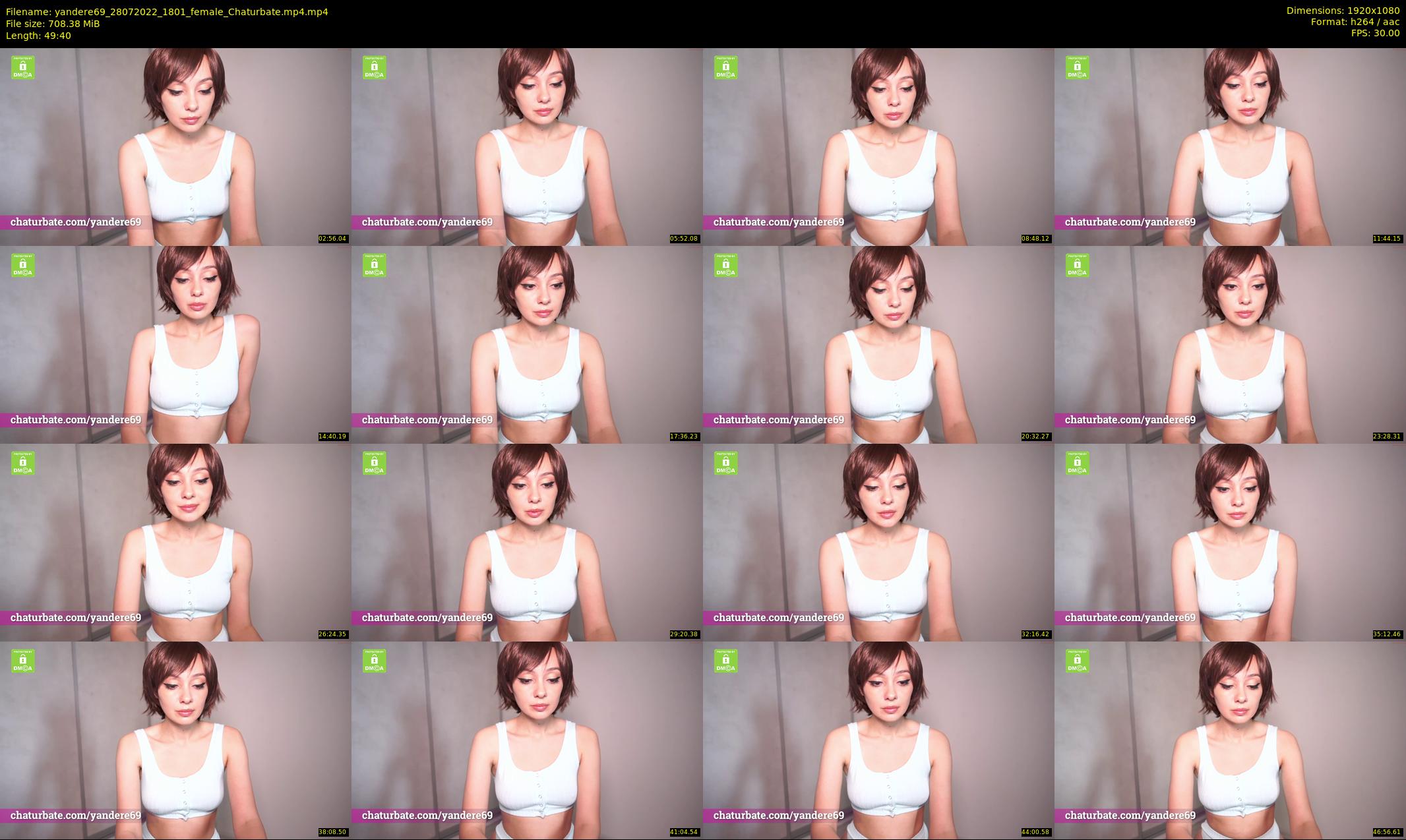 yandere69 — 50 minute Chaturbate female cam show recording, 1080p, Jul 28, 2022