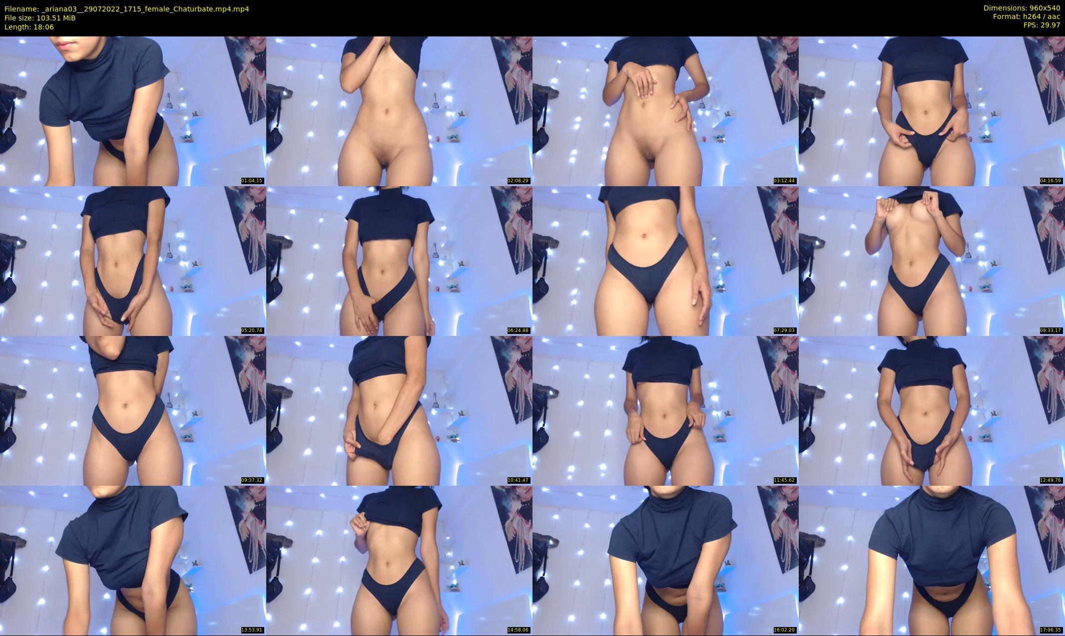 _ariana03_ — 19 minute Chaturbate female cam show recording, 480p, Jul 29, 2022