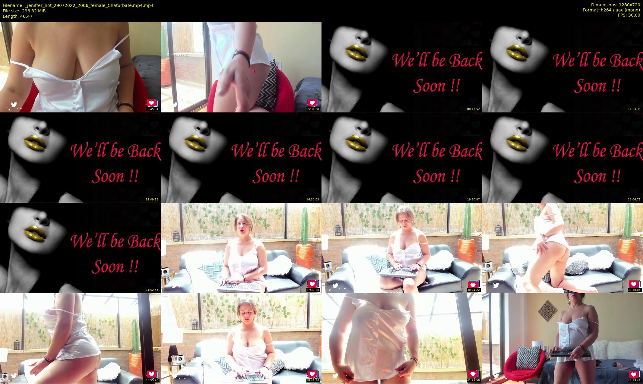 _jeniffer_hot — 47 minute Chaturbate female cam show recording, 720p, Jul 29, 2022