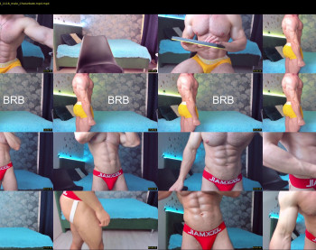 adam_muscle_ — 50 minute Chaturbate male cam show recording, 1080p, Jul 29, 2022