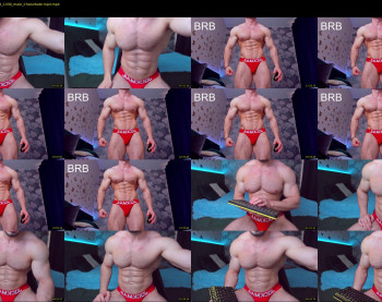 adam_muscle_ — 64 minute Chaturbate male cam show recording, 1080p, Jul 29, 2022