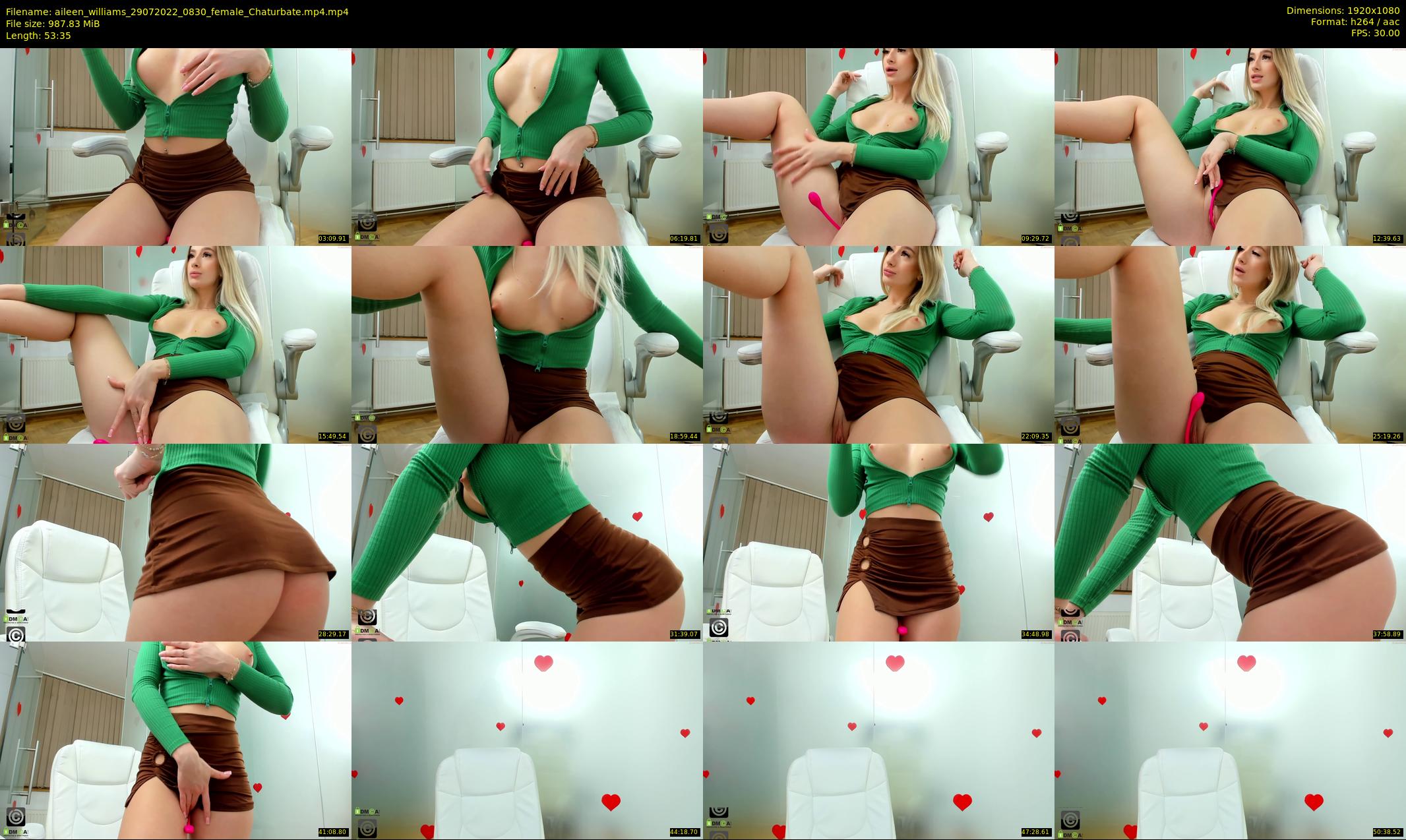 aileen_williams — 54 minute Chaturbate female cam show recording, 1080p, Jul 29, 2022