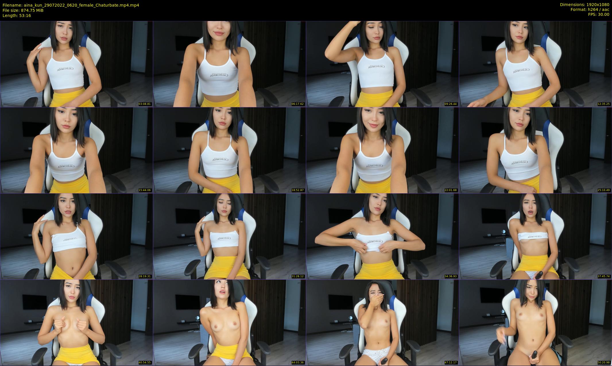 aina_kun — 54 minute Chaturbate female cam show recording, 1080p, Jul 29, 2022