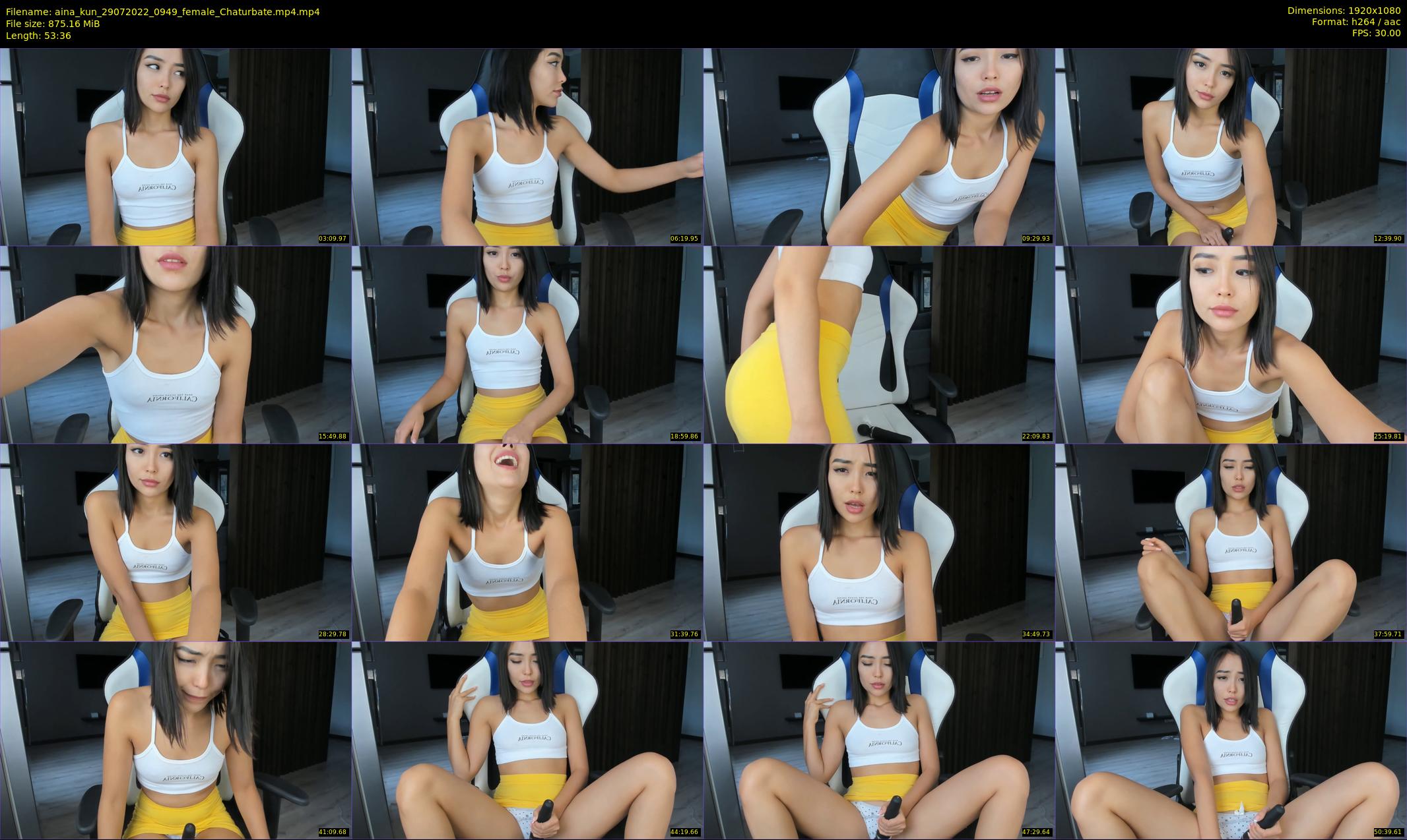 aina_kun — 54 minute Chaturbate female cam show recording, 1080p, Jul 29, 2022
