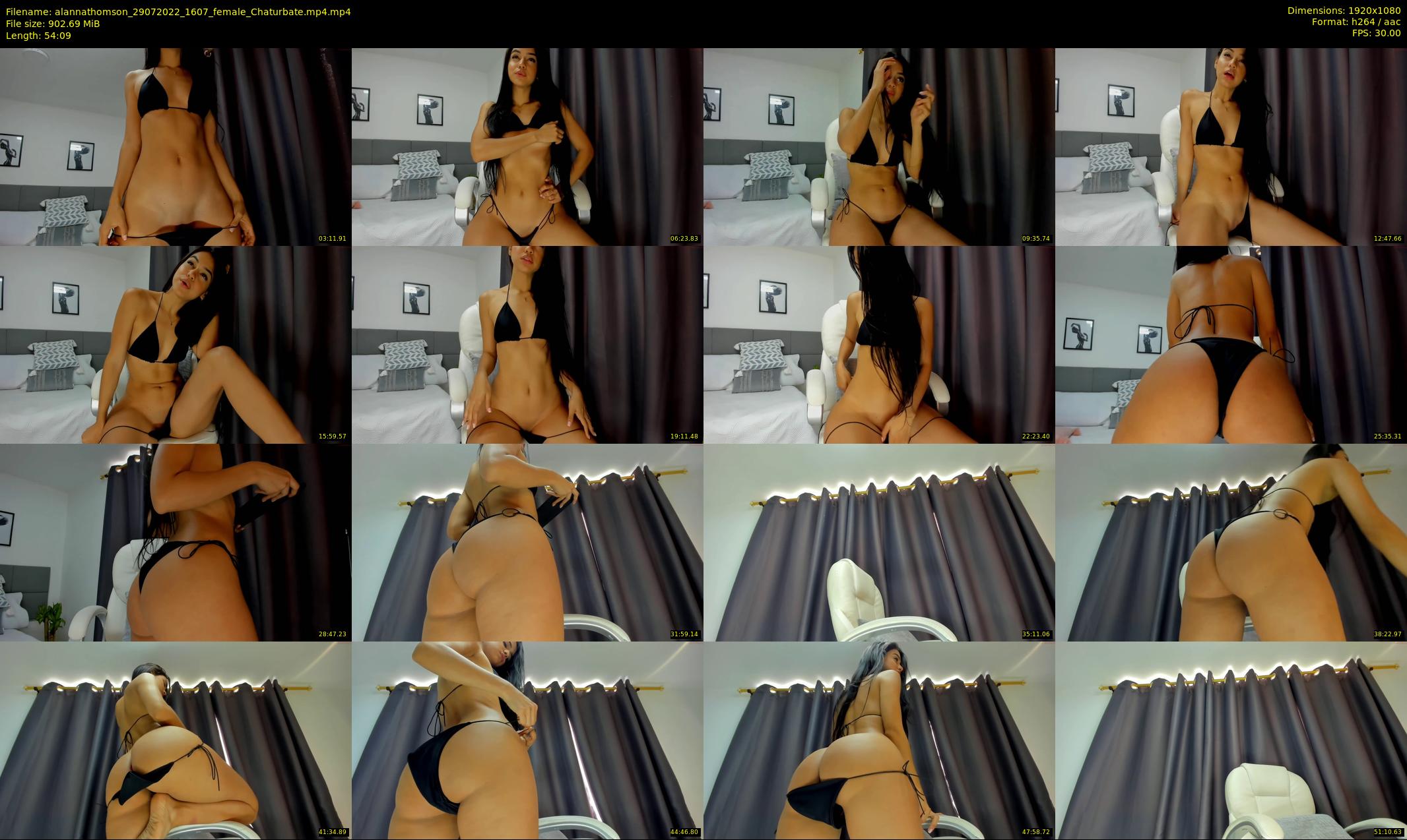 alannathomson — 55 minute Chaturbate female cam show recording, 1080p, Jul 29, 2022