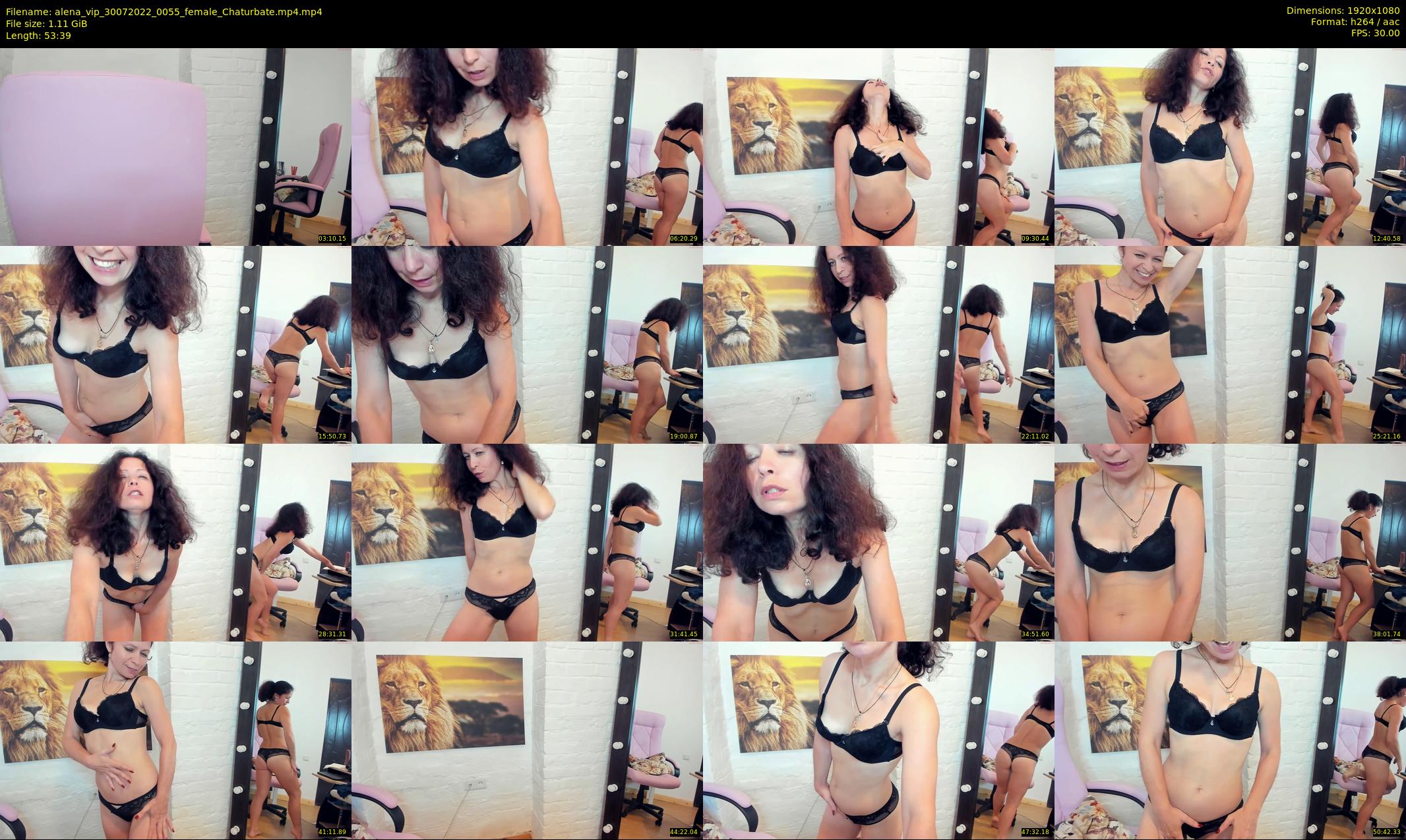 alena_vip — 54 minute Chaturbate female cam show recording, 1080p, Jul 30, 2022