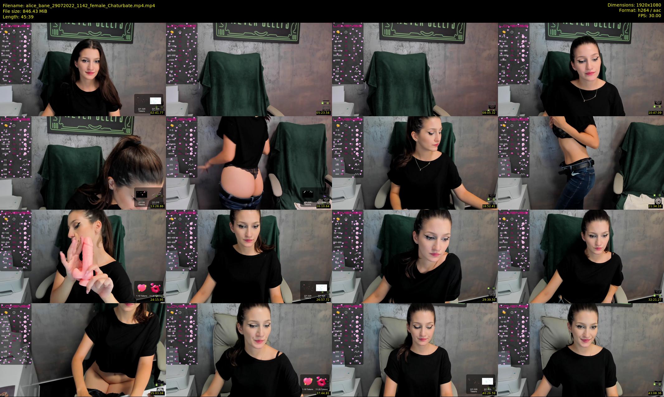 alice_bane — 46 minute Chaturbate female cam show recording, 1080p, Jul 29, 2022
