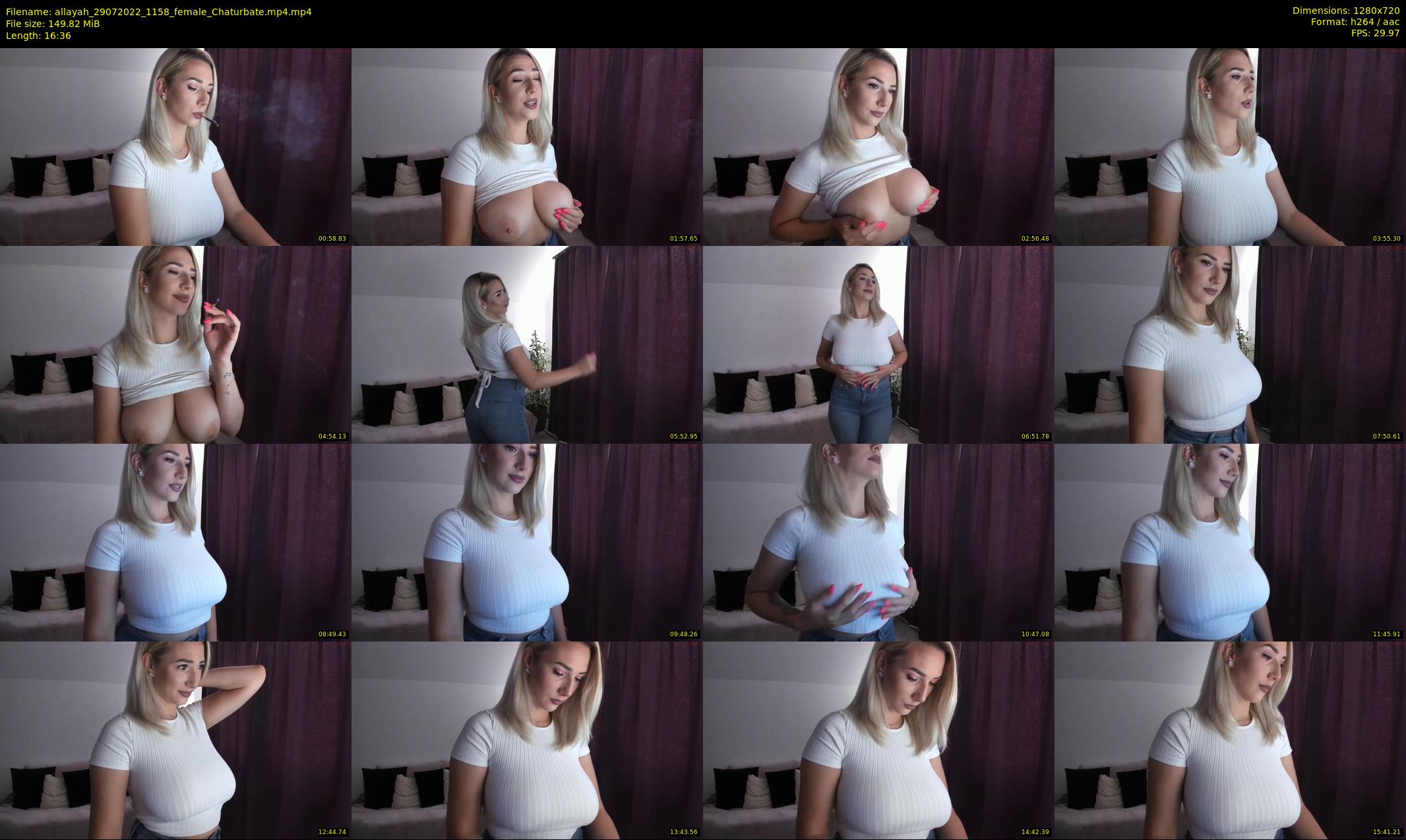 allayah — 17 minute Chaturbate female cam show recording, 720p, Jul 29, 2022