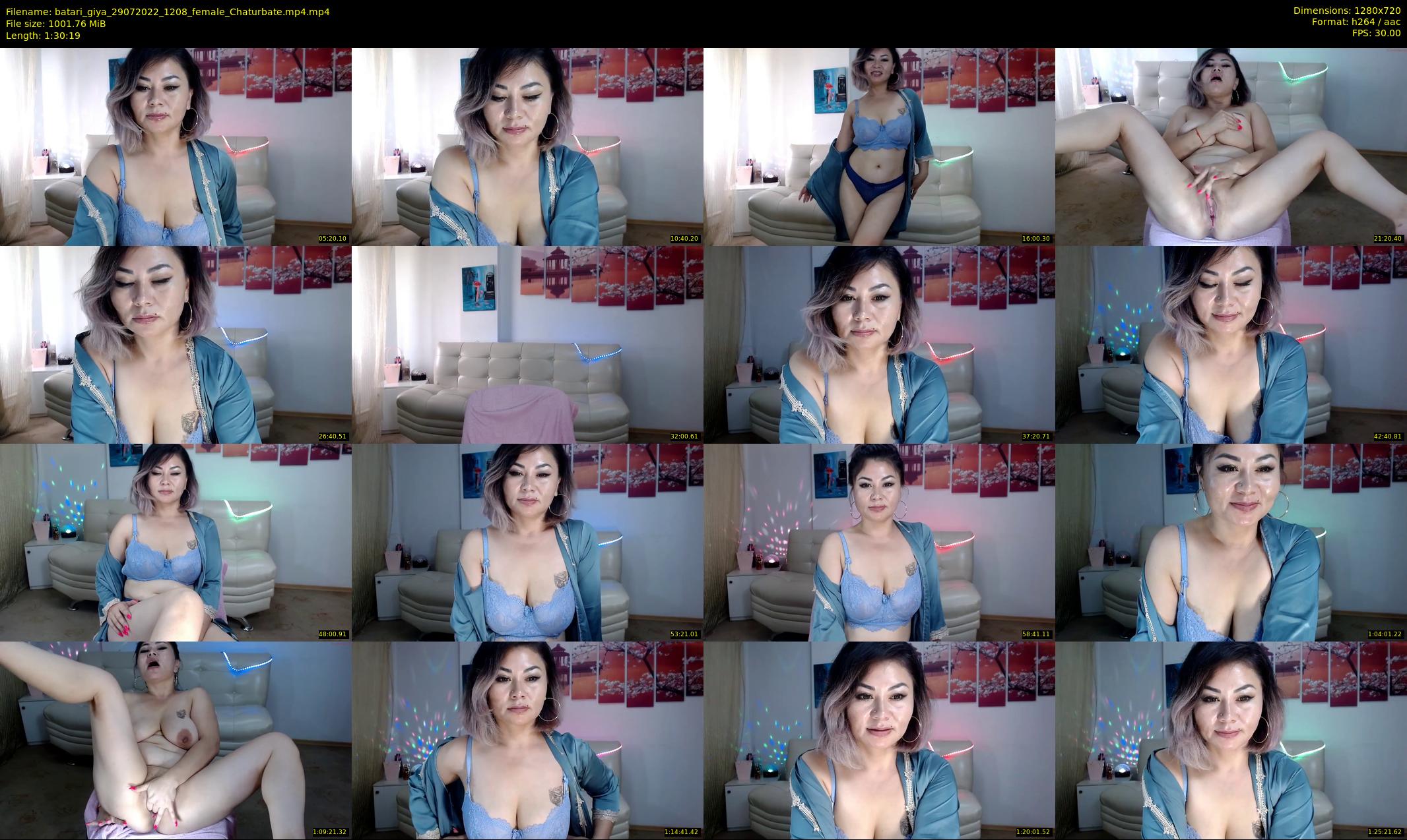 batari_giya — 91 minute Chaturbate female cam show recording, 720p, Jul 29, 2022