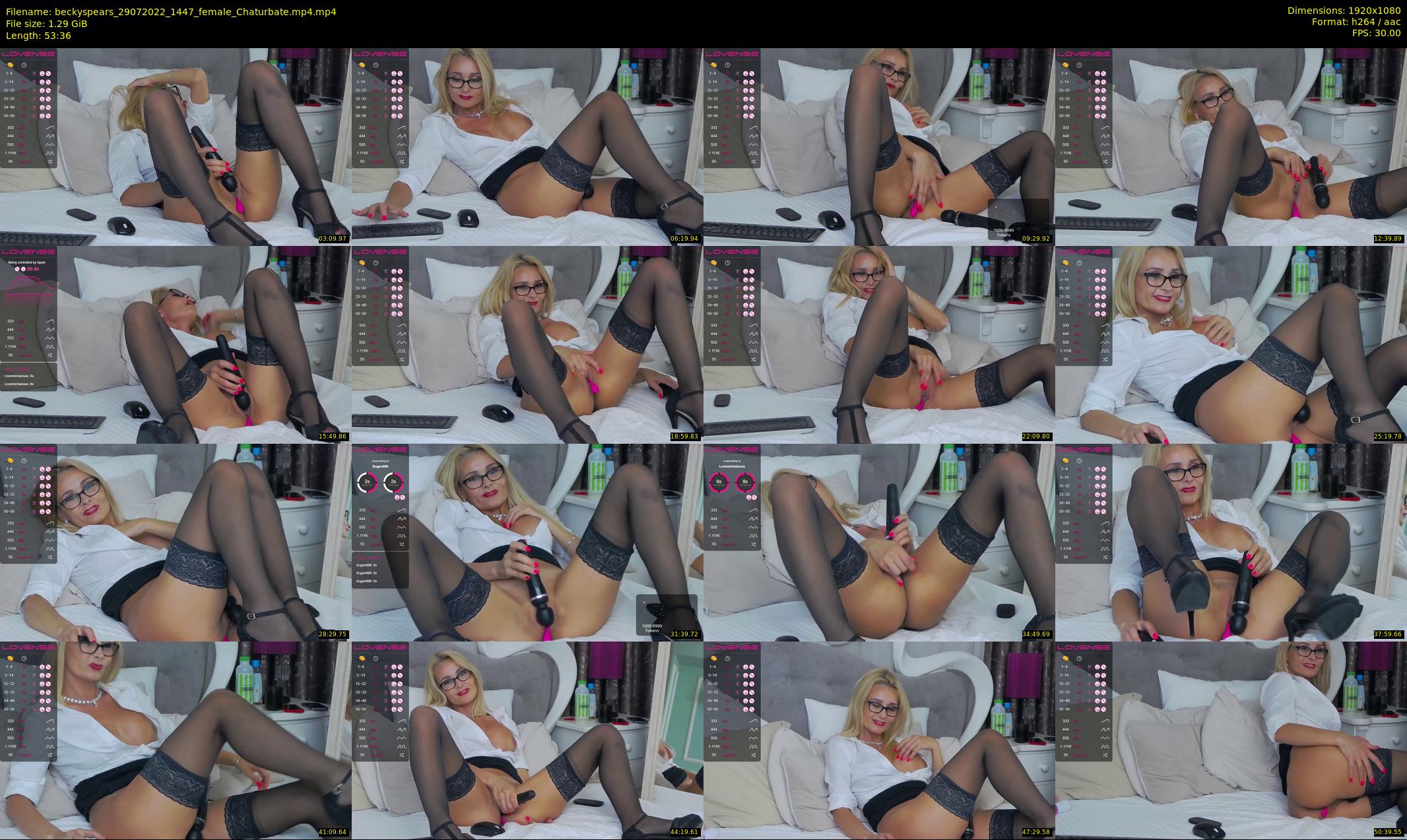 beckyspears — 54 minute Chaturbate female cam show recording, 1080p, Jul 29, 2022