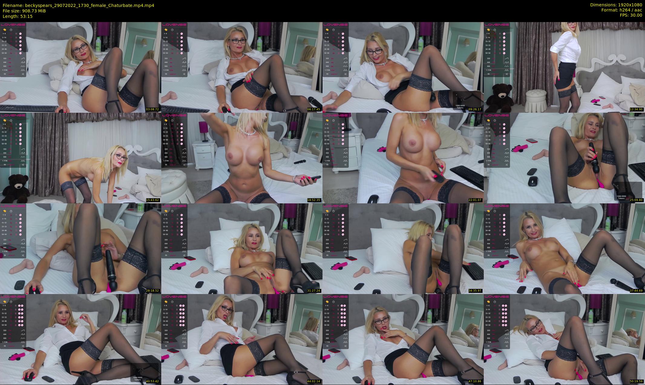beckyspears — 54 minute Chaturbate female cam show recording, 1080p, Jul 29, 2022