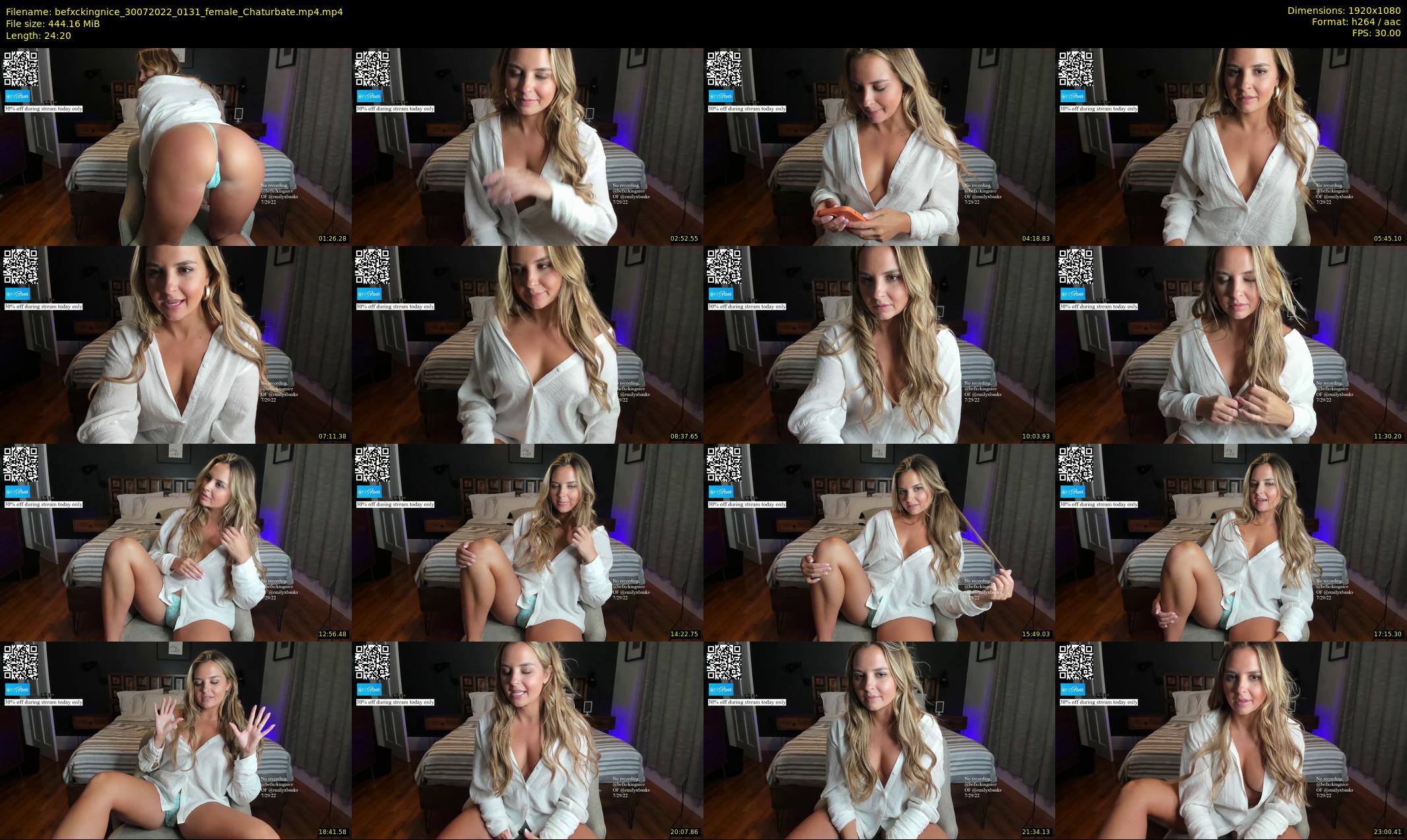 befxckingnice — 25 minute Chaturbate female cam show recording, 1080p, Jul 30, 2022