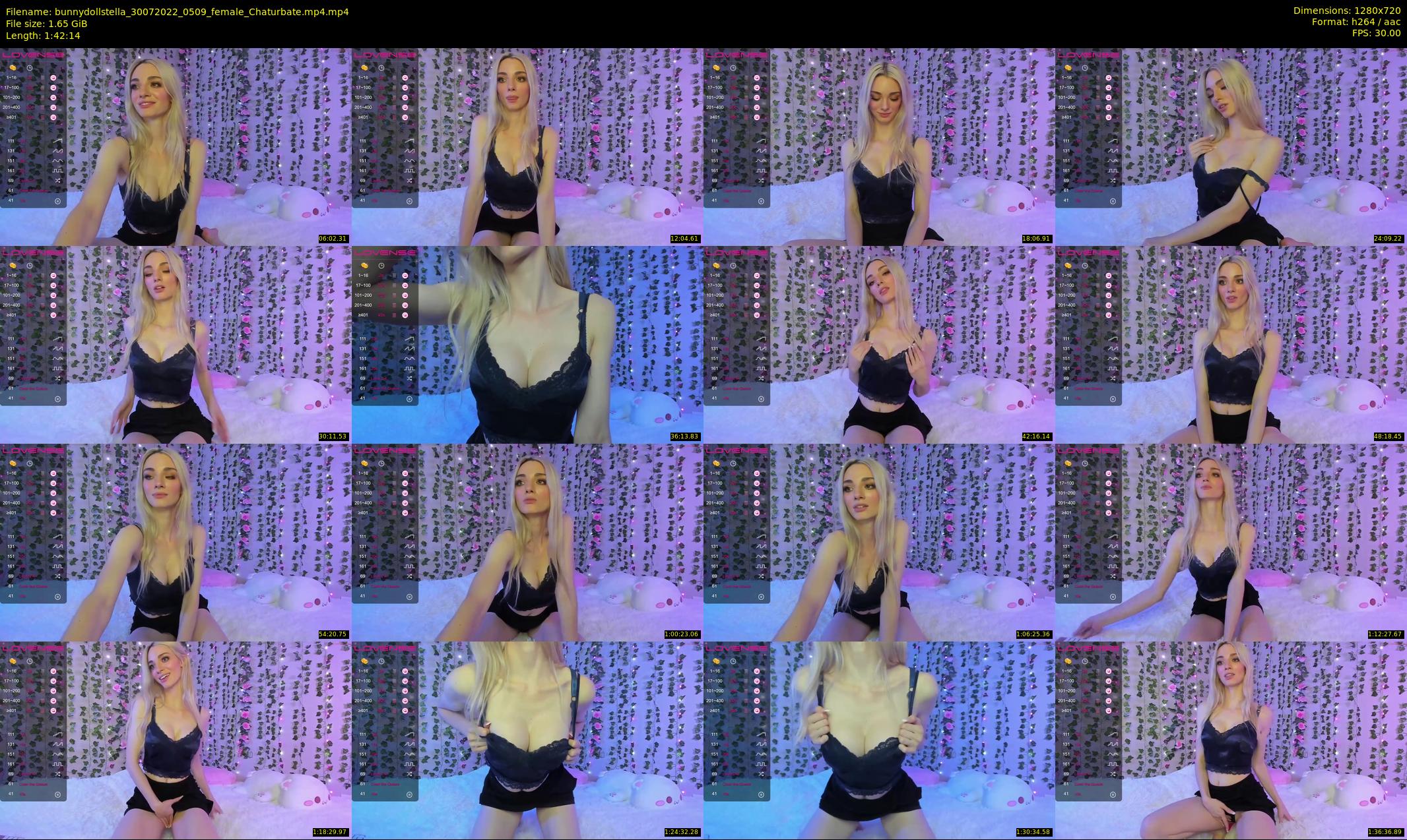 bunnydollstella — 103 minute Chaturbate female cam show recording, 720p, Jul 30, 2022