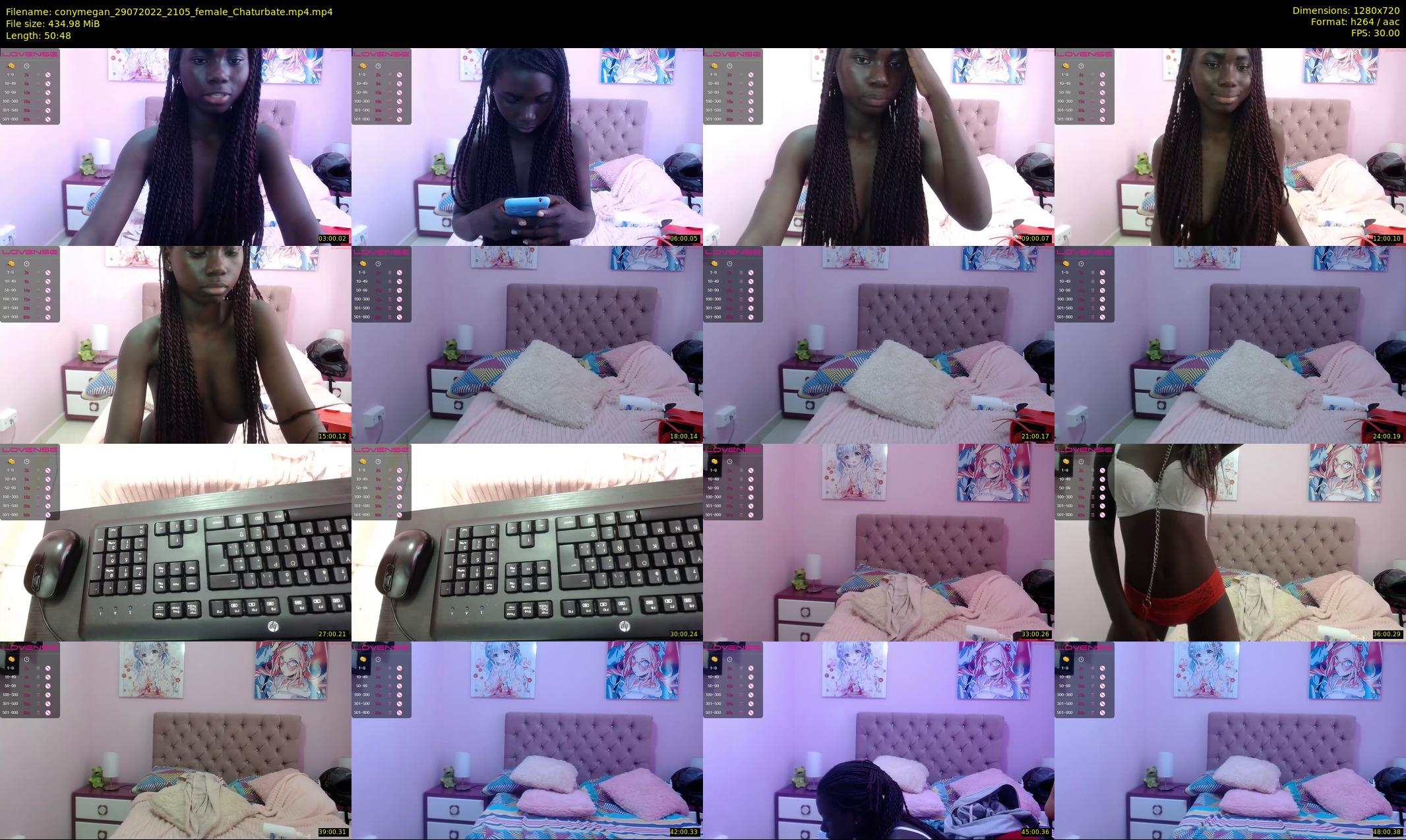 conymegan — 51 minute Chaturbate female cam show recording, 720p, Jul 29, 2022