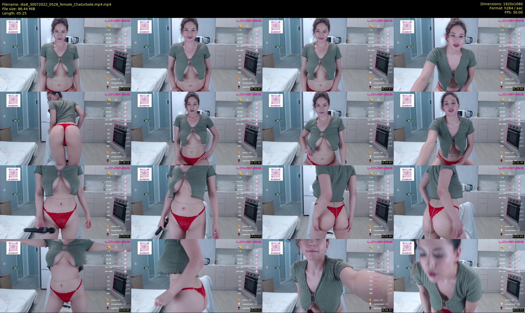 dia8 — 6 minute Chaturbate female cam show recording, 1080p, Jul 30, 2022