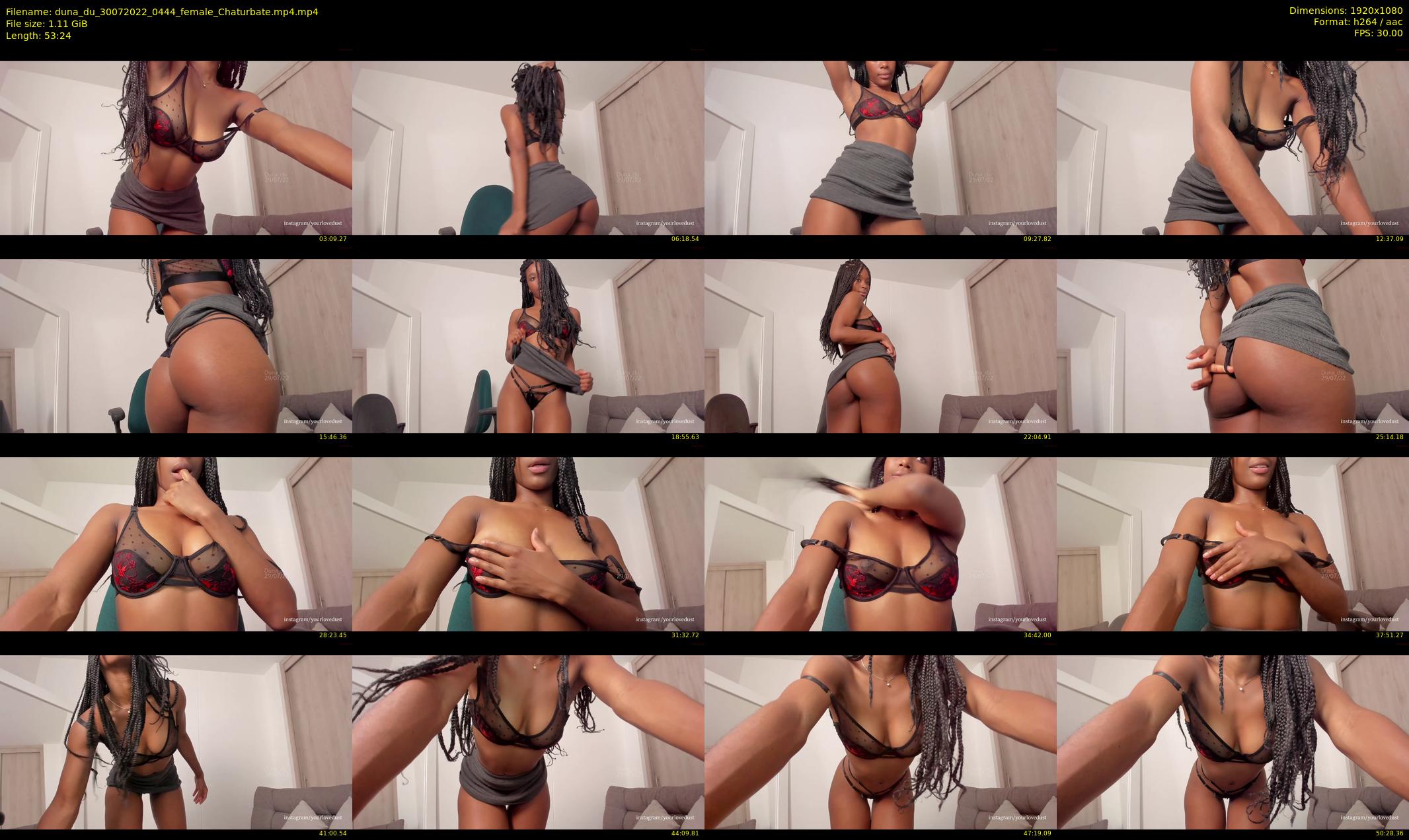 duna_du — 54 minute Chaturbate female cam show recording, 1080p, Jul 30, 2022
