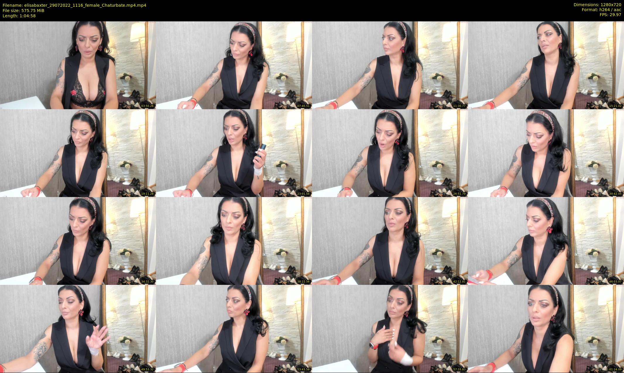 elisabaxter — 65 minute Chaturbate female cam show recording, 720p, Jul 29, 2022
