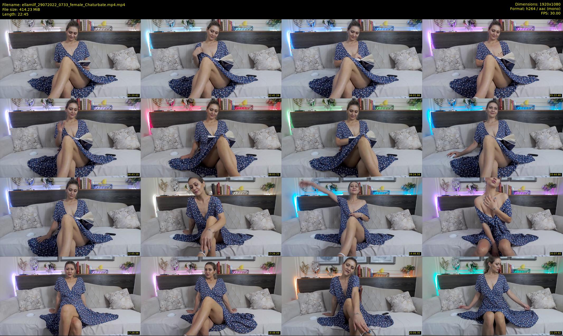 ellamilf — 23 minute Chaturbate female cam show recording, 1080p, Jul 29, 2022