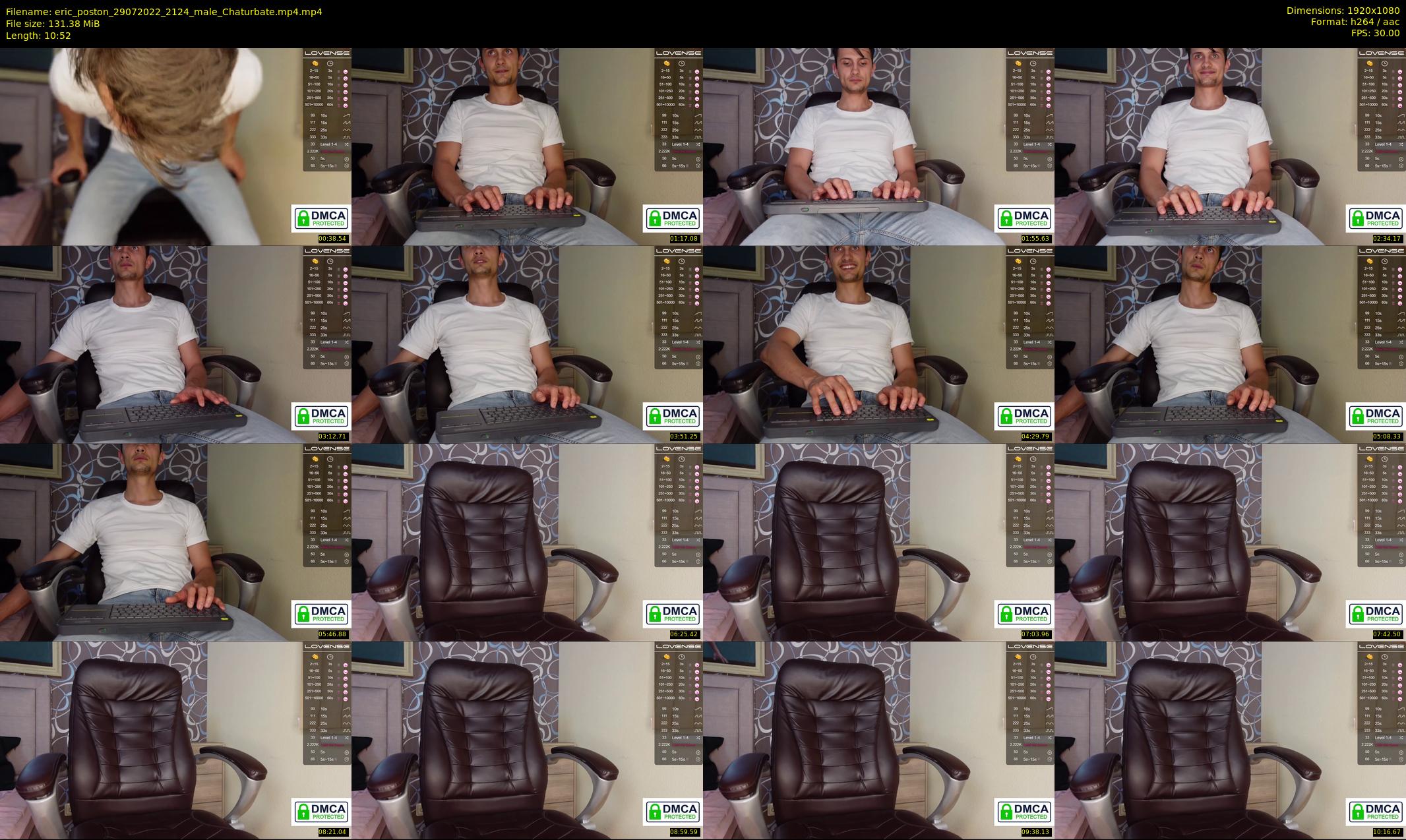 eric_poston — 11 minute Chaturbate male cam show recording, 1080p, Jul 29, 2022