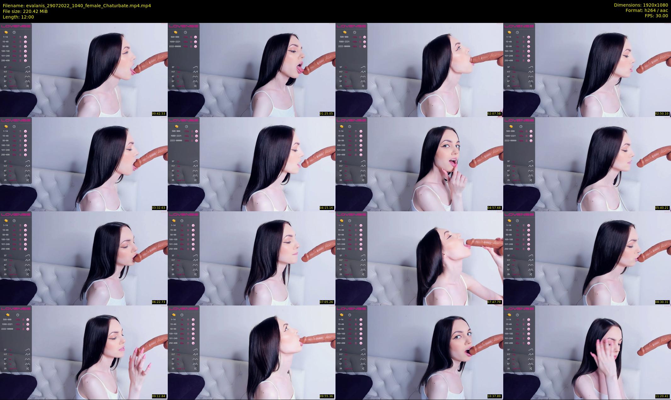 evalanis — 12 minute Chaturbate couple cam show recording, 1080p, Jul 29, 2022