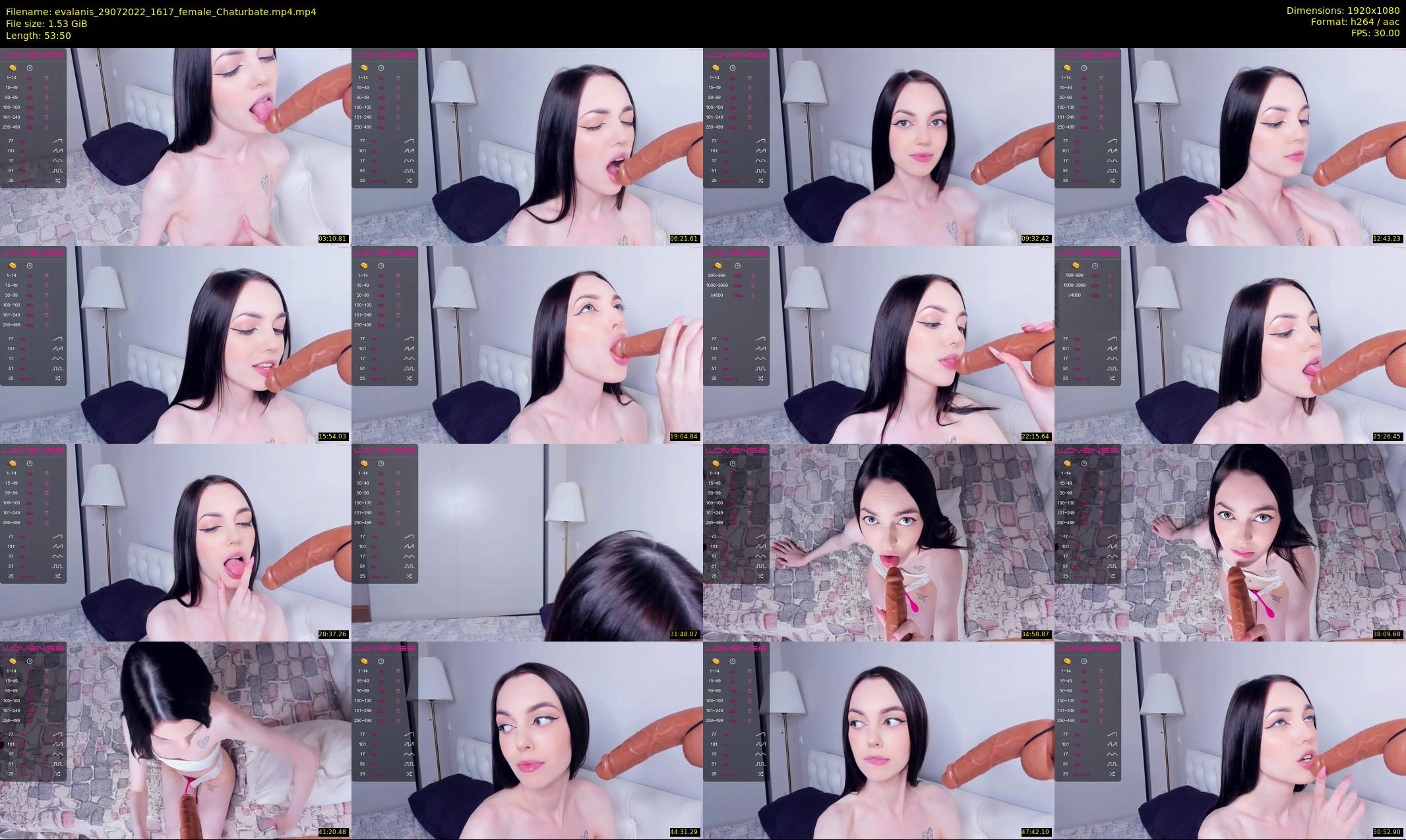 evalanis — 54 minute Chaturbate couple cam show recording, 1080p, Jul 29, 2022