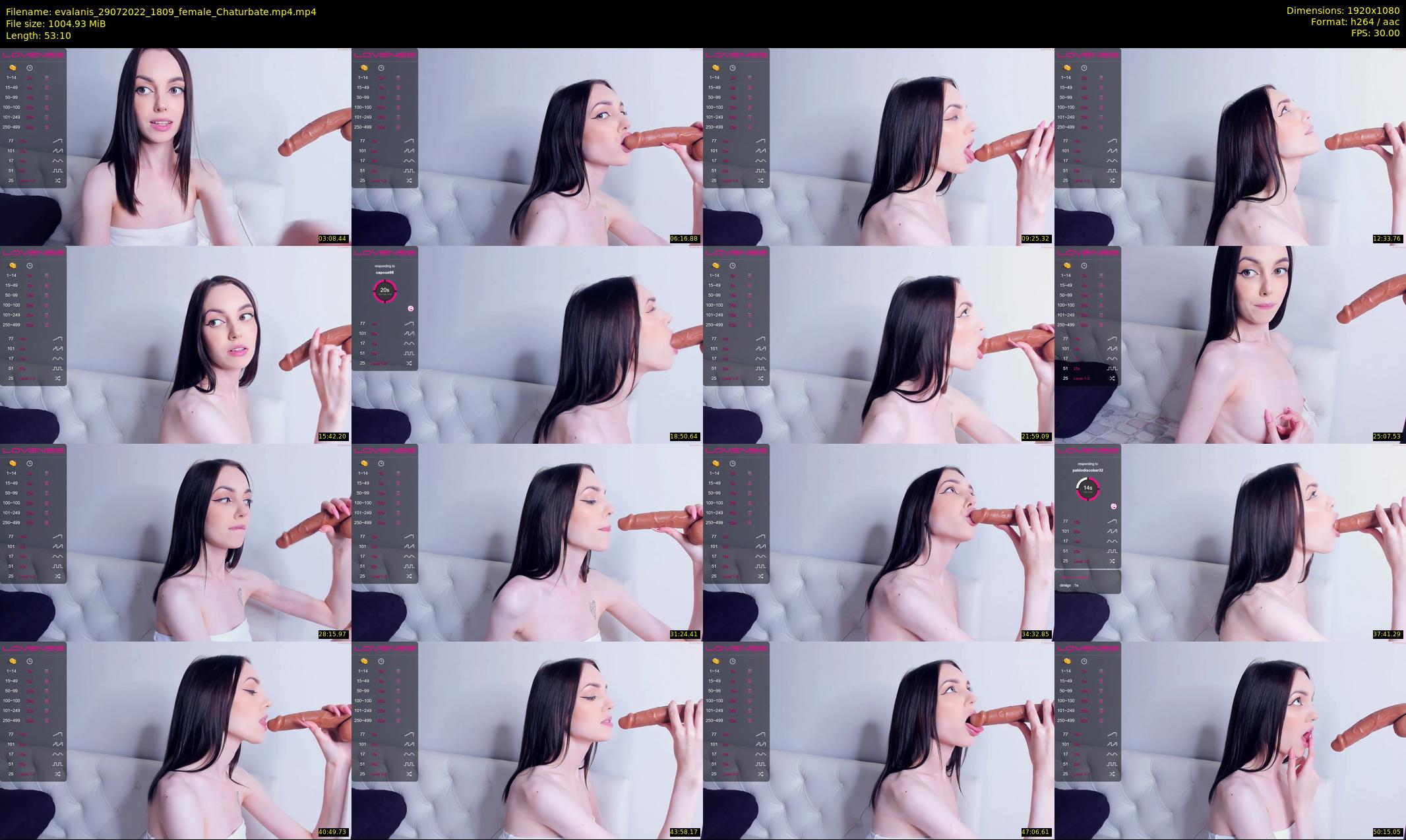 evalanis — 54 minute Chaturbate couple cam show recording, 1080p, Jul 29, 2022