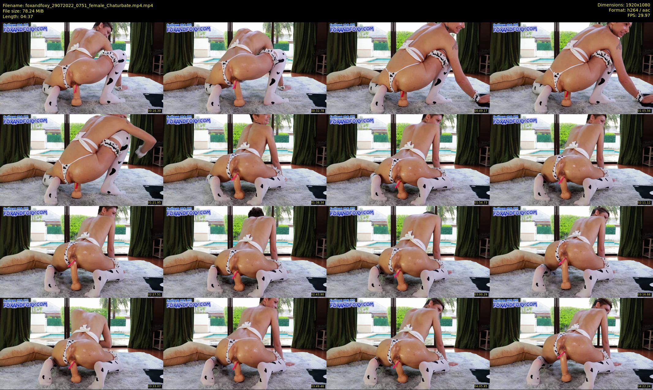 foxandfoxy — 5 minute Chaturbate couple cam show recording, 1080p, Jul 29, 2022