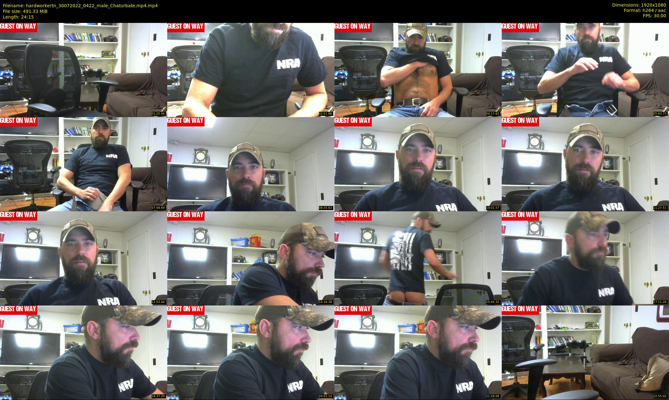 hardworkertn — 25 minute Chaturbate male cam show recording, 1080p, Jul 30, 2022