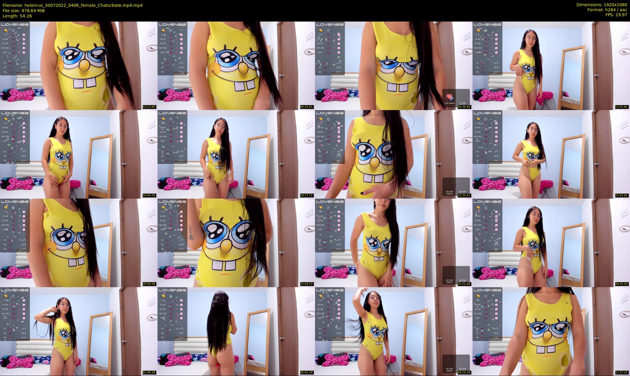 helenrus — 55 minute Chaturbate female cam show recording, 1080p, Jul 30, 2022